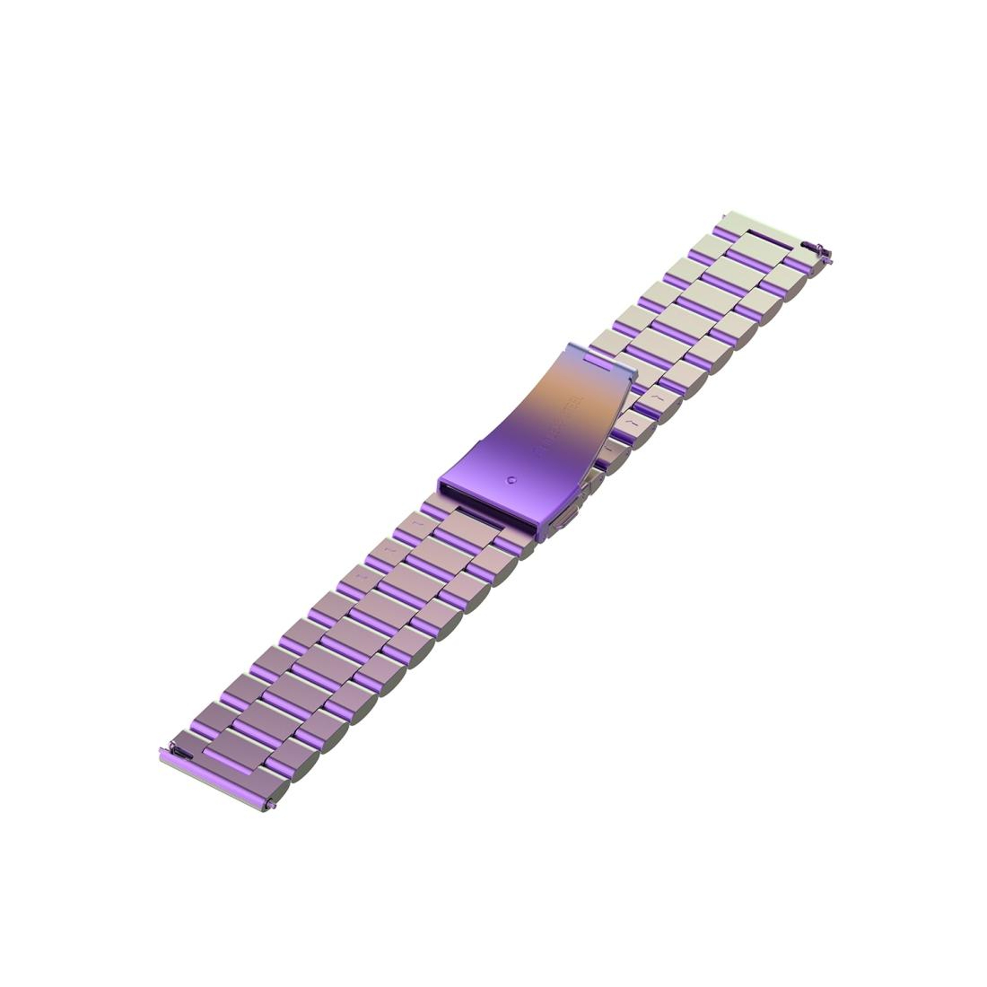 Galaxy Watch 3 45mm Stainless Steel Watch Band 22mm Three Bead Metal Replacement Strap With Screwdr 7