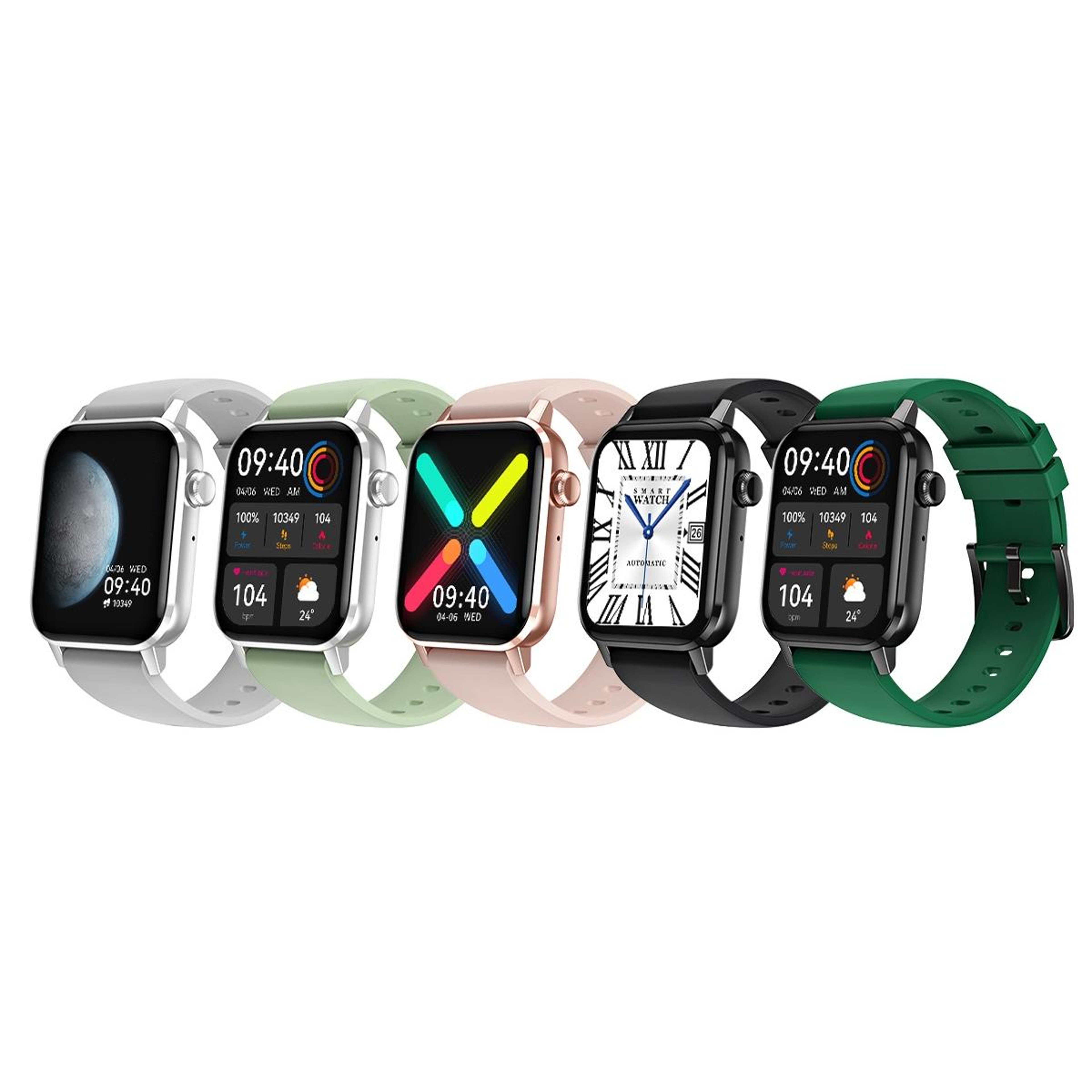 HD6 Smart Watch 169 Inch Fitness Tracker With Heart Rate Monitor For Android And IPhone 2