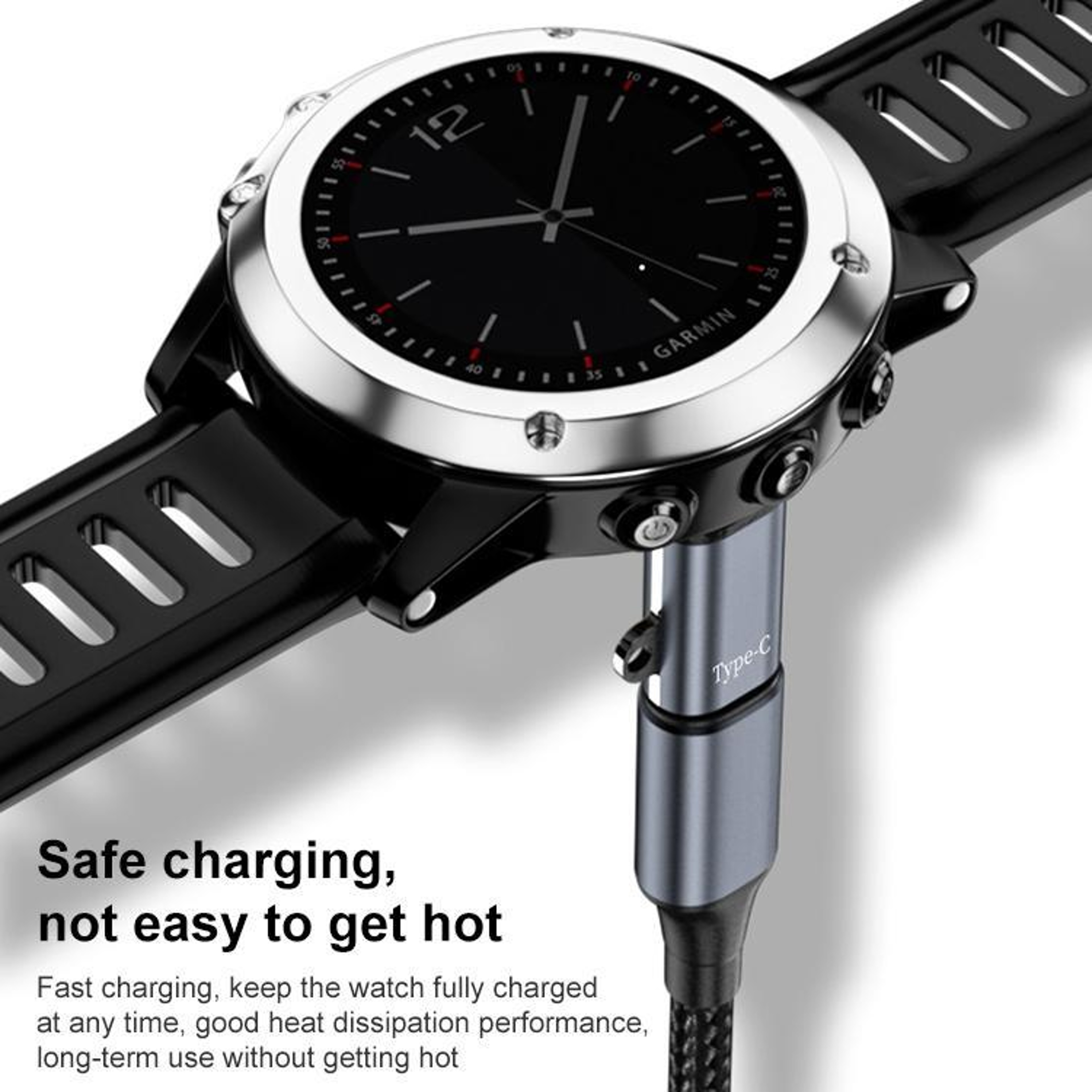 Garmin Fenix 8 7X Vivoactive 6 Type C Watch Charging Adapter 90 Degree Charging Converter 2