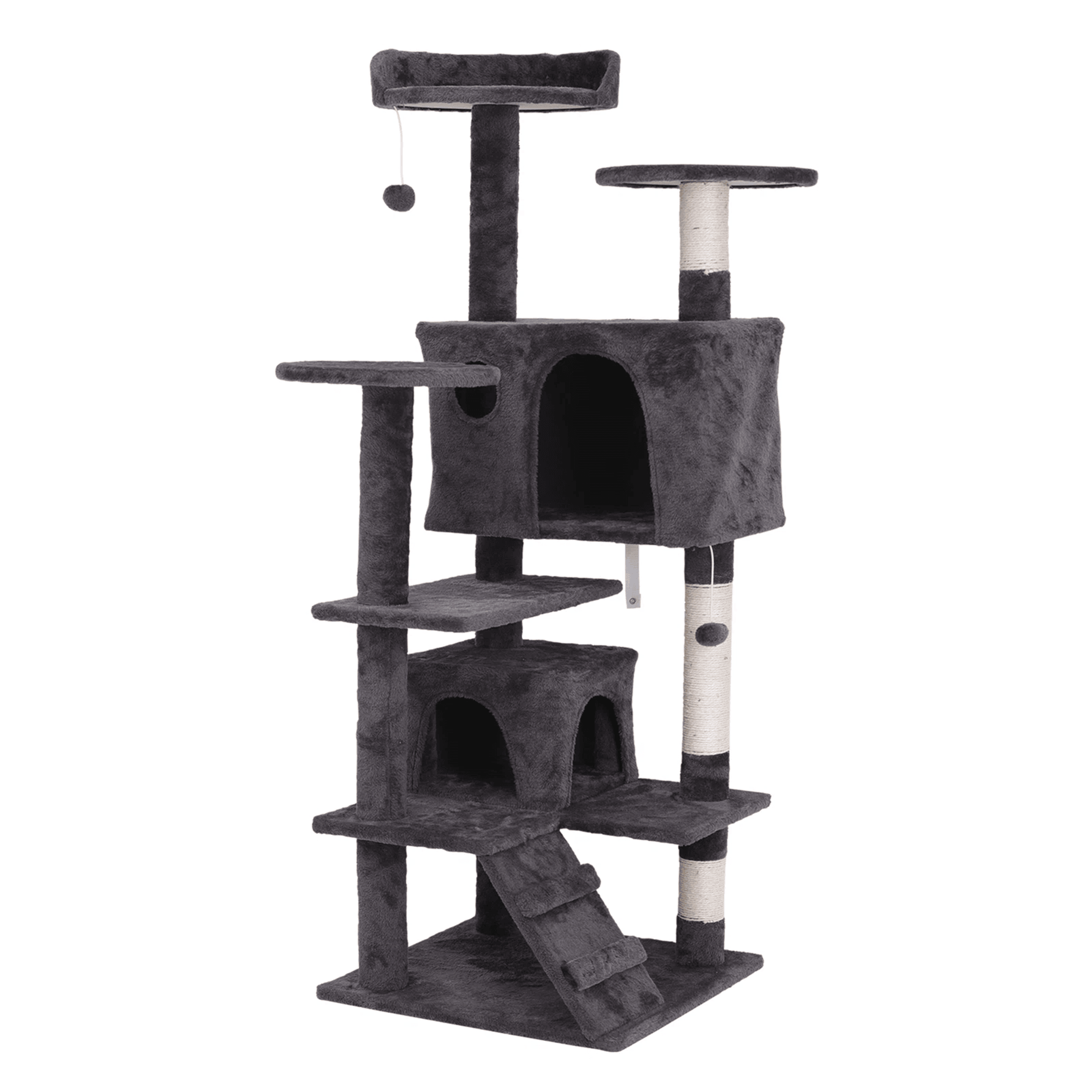 Sturdy Cat Tree Tower Activity Center Large Playing Condo House For Rest Multi Level Sisal Scratchi 9