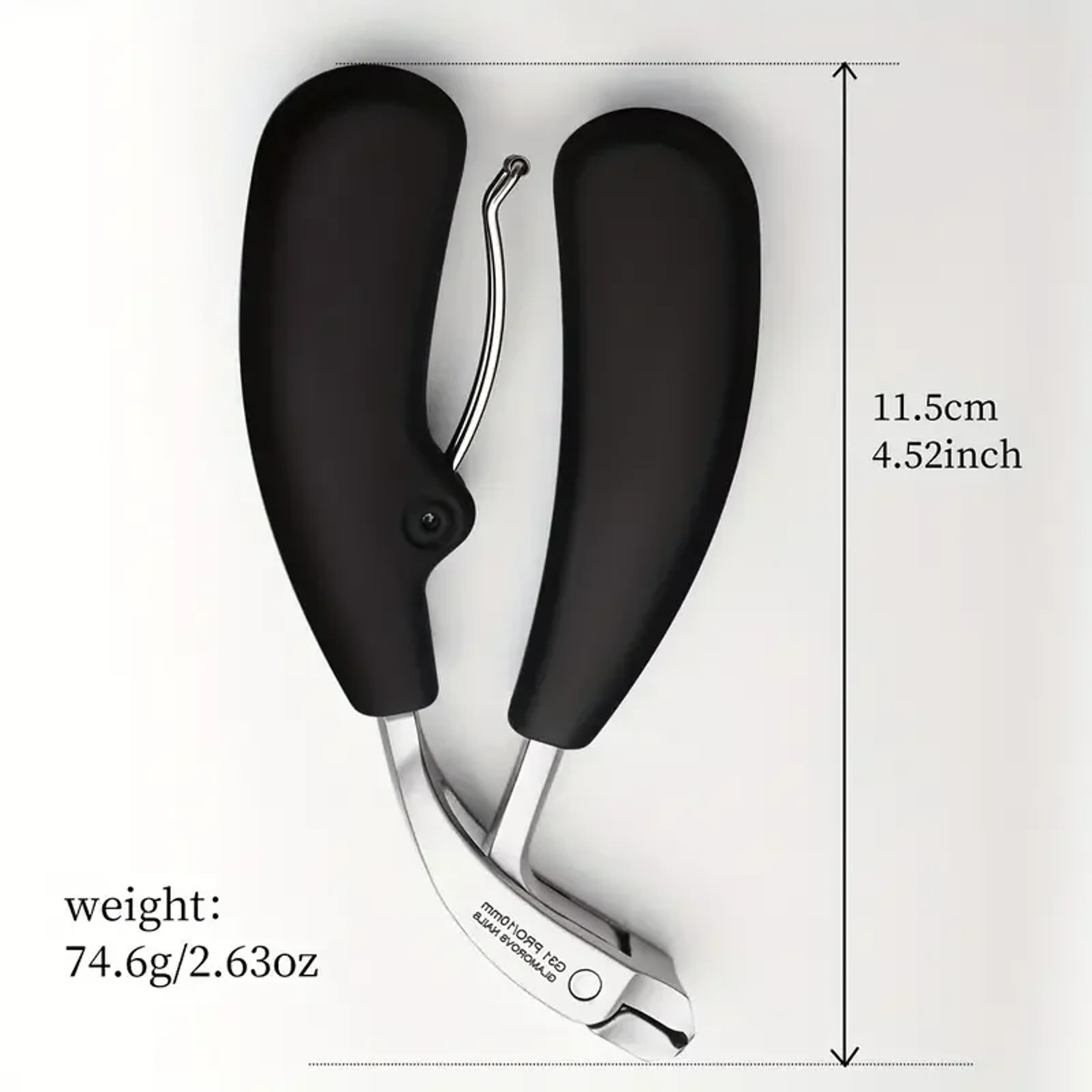 Wide Fingernail Clipper, Arc Blade Manicure Scissors, Heavy-Duty Nail Clippers, Prevent Splashing Thick Toenail Cutter – view 5