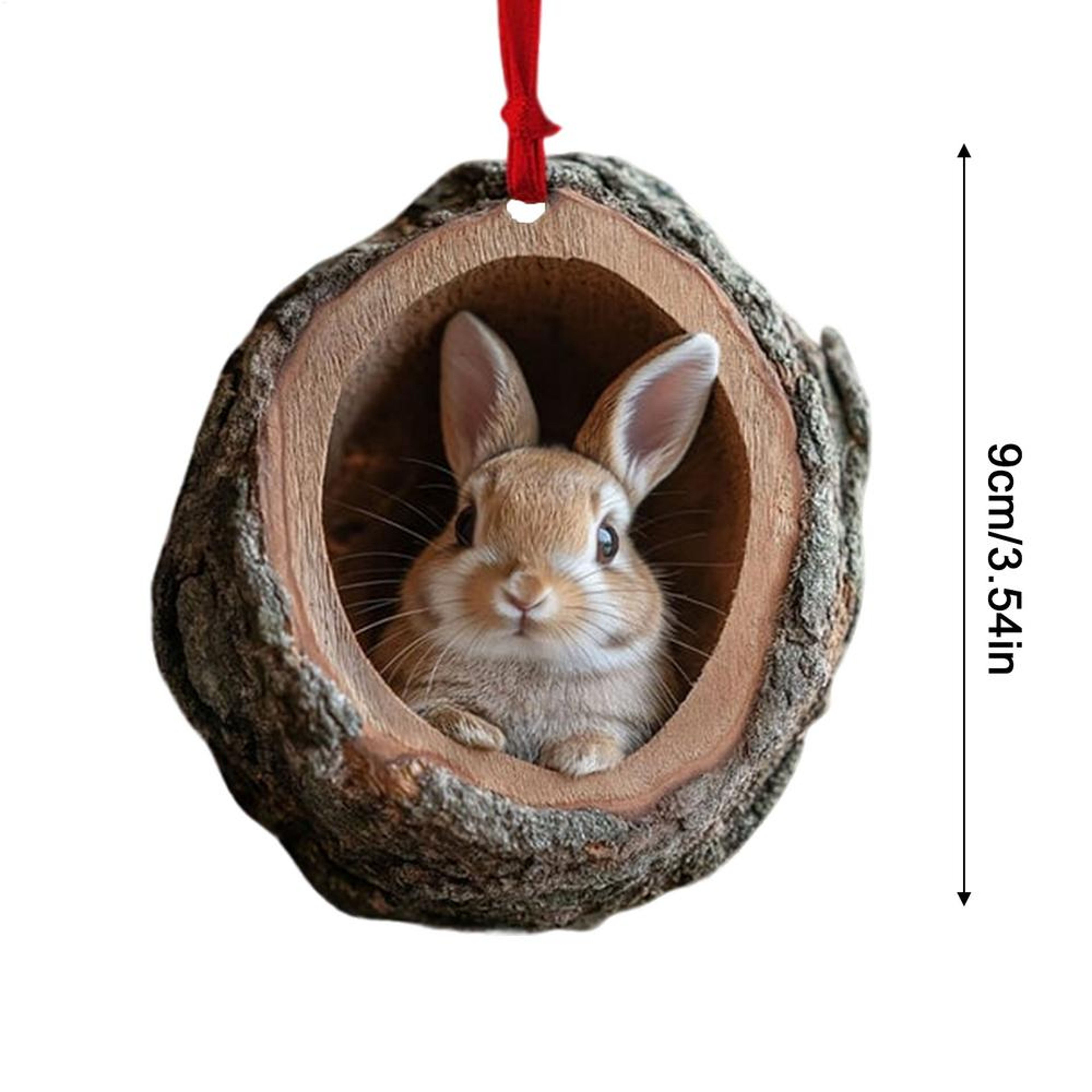 Christmas Tree Pendant Seasonal Decor Acrylic Animal Ornaments Hanging Xmas Navidad Party Supplies  10