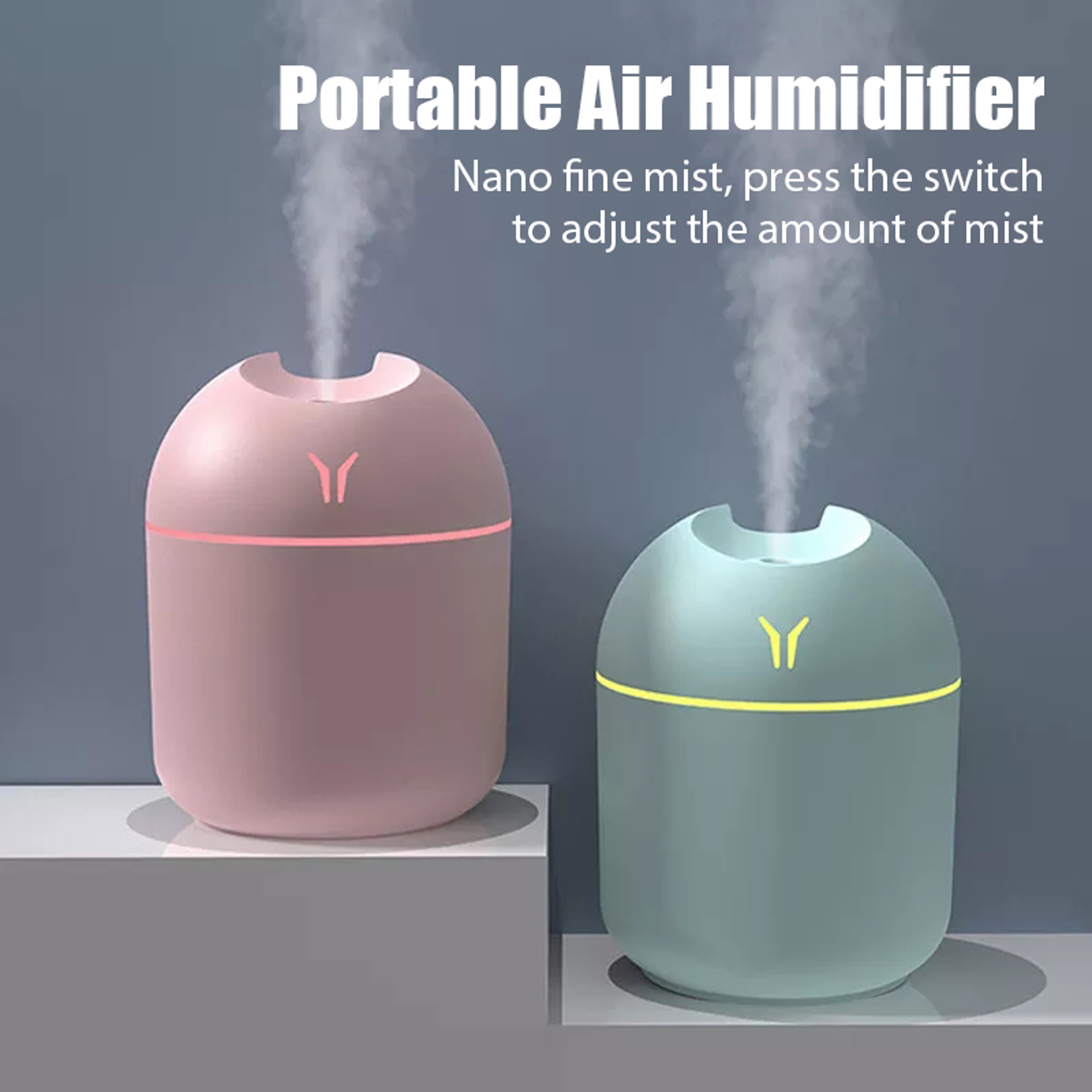 USB Essential Oil Atomizer, Mini Aroma Oil Diffuser, Electric Air Humidifier With LED Night Lamp For Home Car – view 1