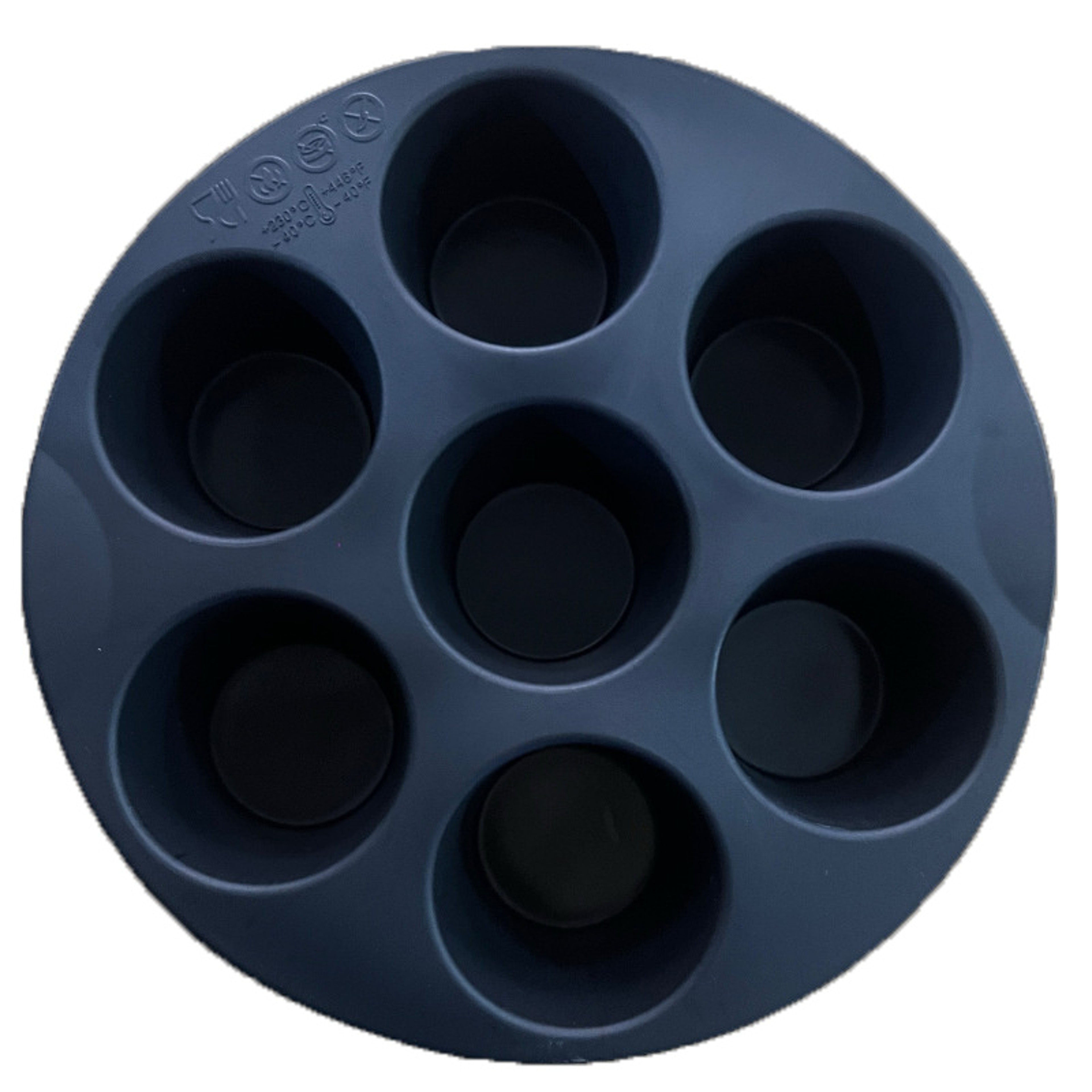 Non-Stick Muffin Pan for Cupcakes, Quiches & Tarts, Silicone Egg Bite Molds for Air Fryer, Dishwasher Safe – view 8
