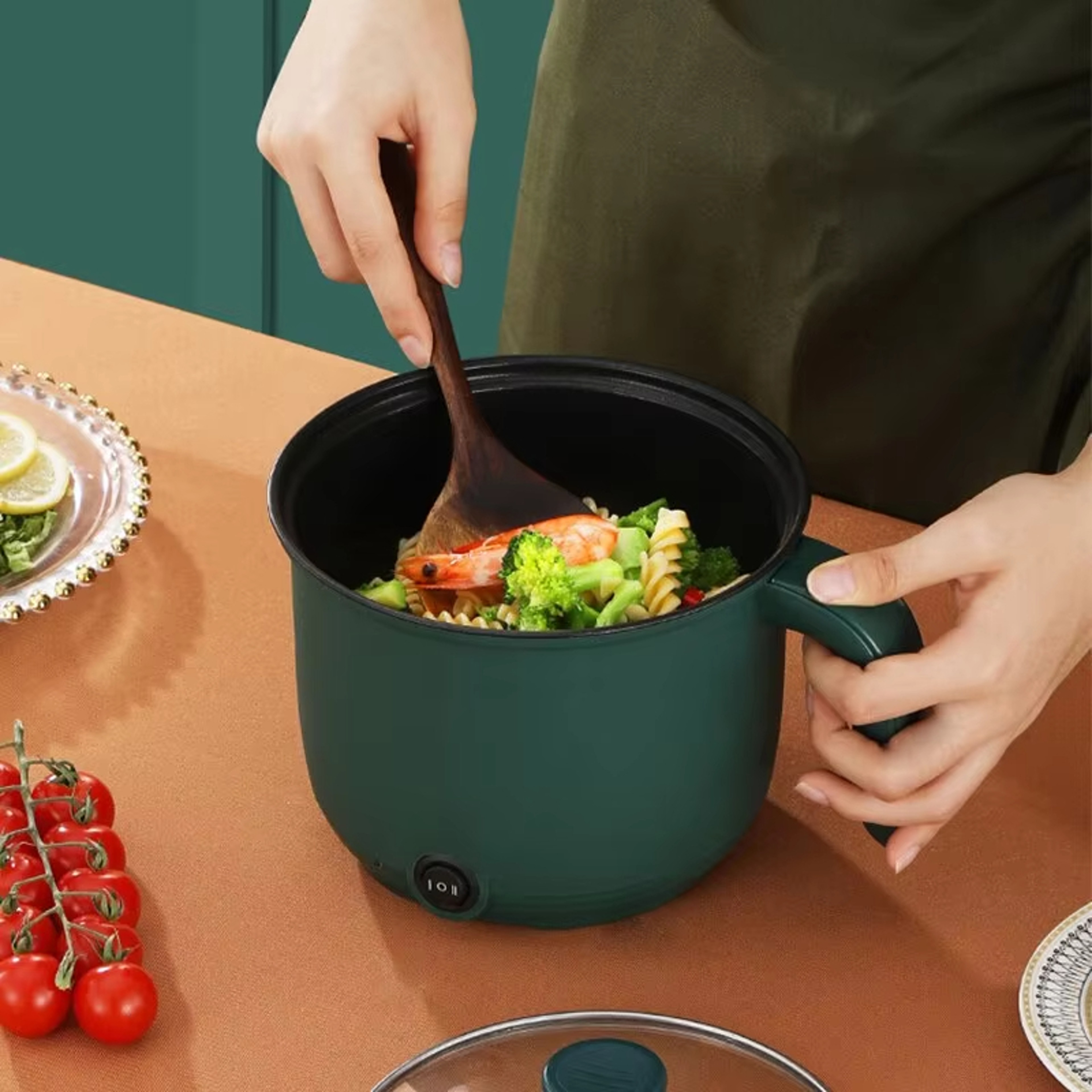 Multifunctional Electric Rice Cooker Non Stick Mini Home Cooking Pot Single Double HotPot Steamer 3