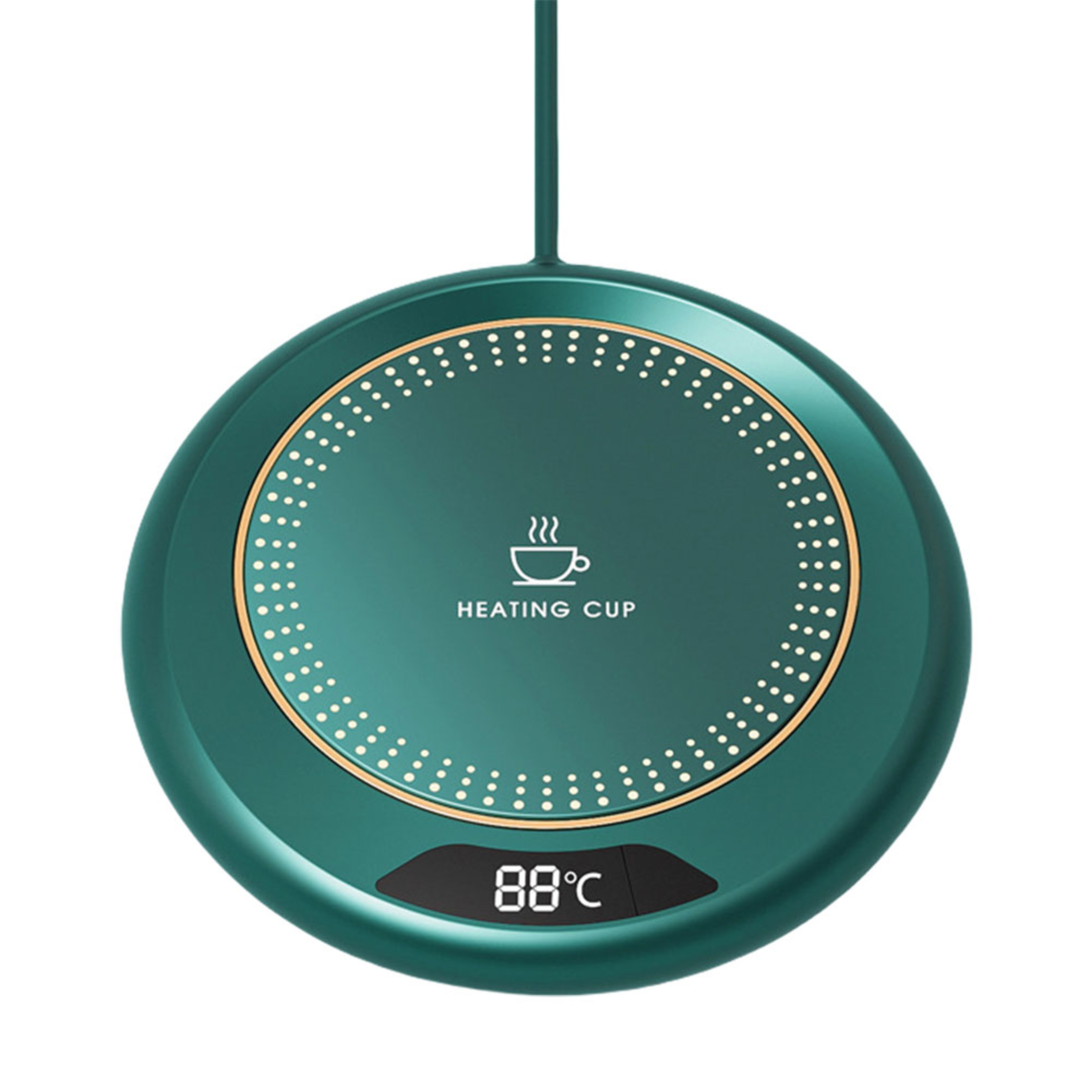 Electric Coffee Warmer Plate, USB Beverage Warmer with 3 Temperature Settings for Tea, Milk, and Coffee – view 2
