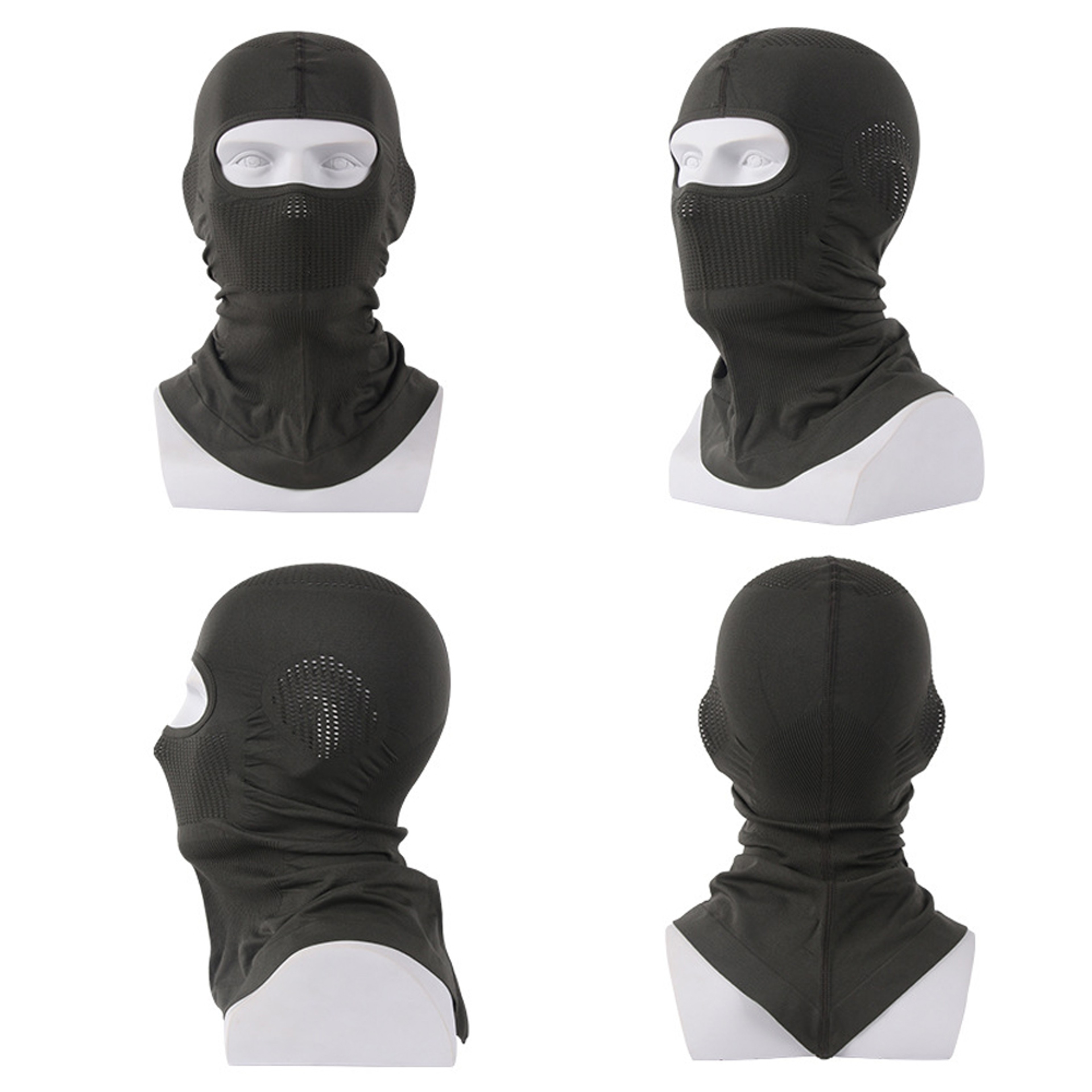 Breathable High Elasticity Balaclava Hat, Full Face Mask for Cycling, Ski, Motorcycle, and Outdoor Sports, Helmet Inner – view 2