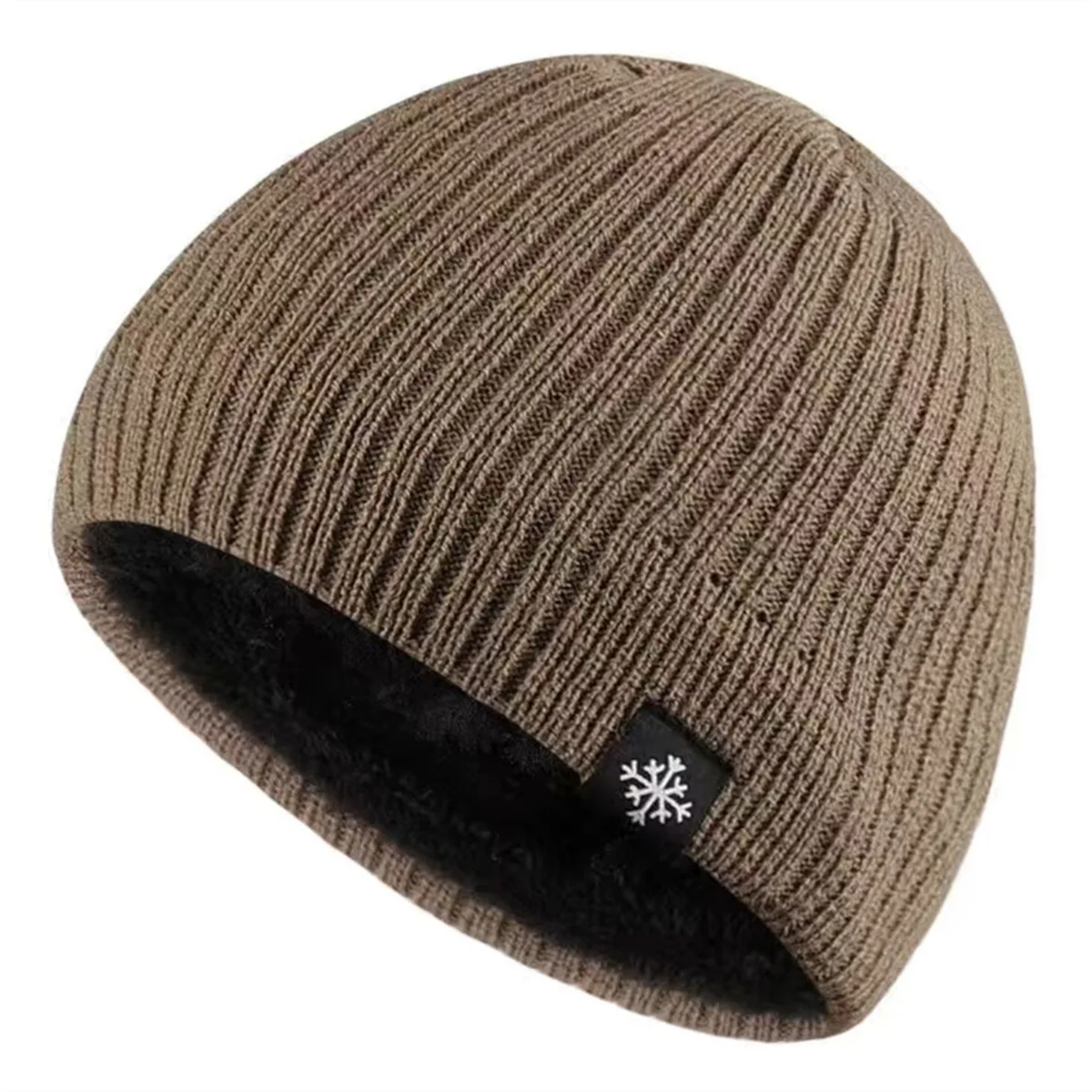 Outdoor Knitted Hat for Men and Women, Autumn and Winter Velvet, Warm Woolen Pullover Hat with Ear Protection – view 9