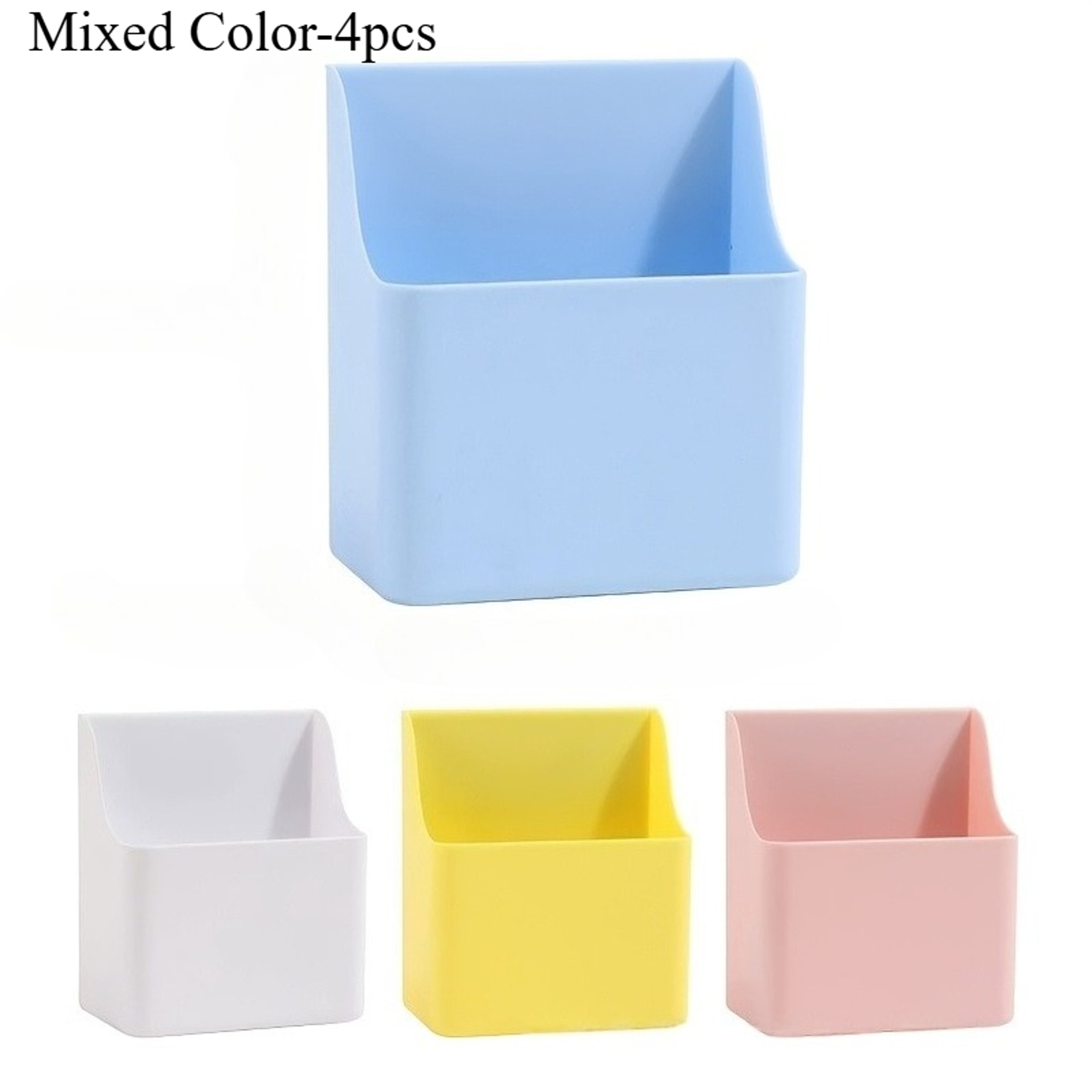 Strong Magnet Pen Holder for Dry Erase Board Plastic Magnetic Marker Storage Boxes, Refrigerator Locker Desk Accessories – view 7