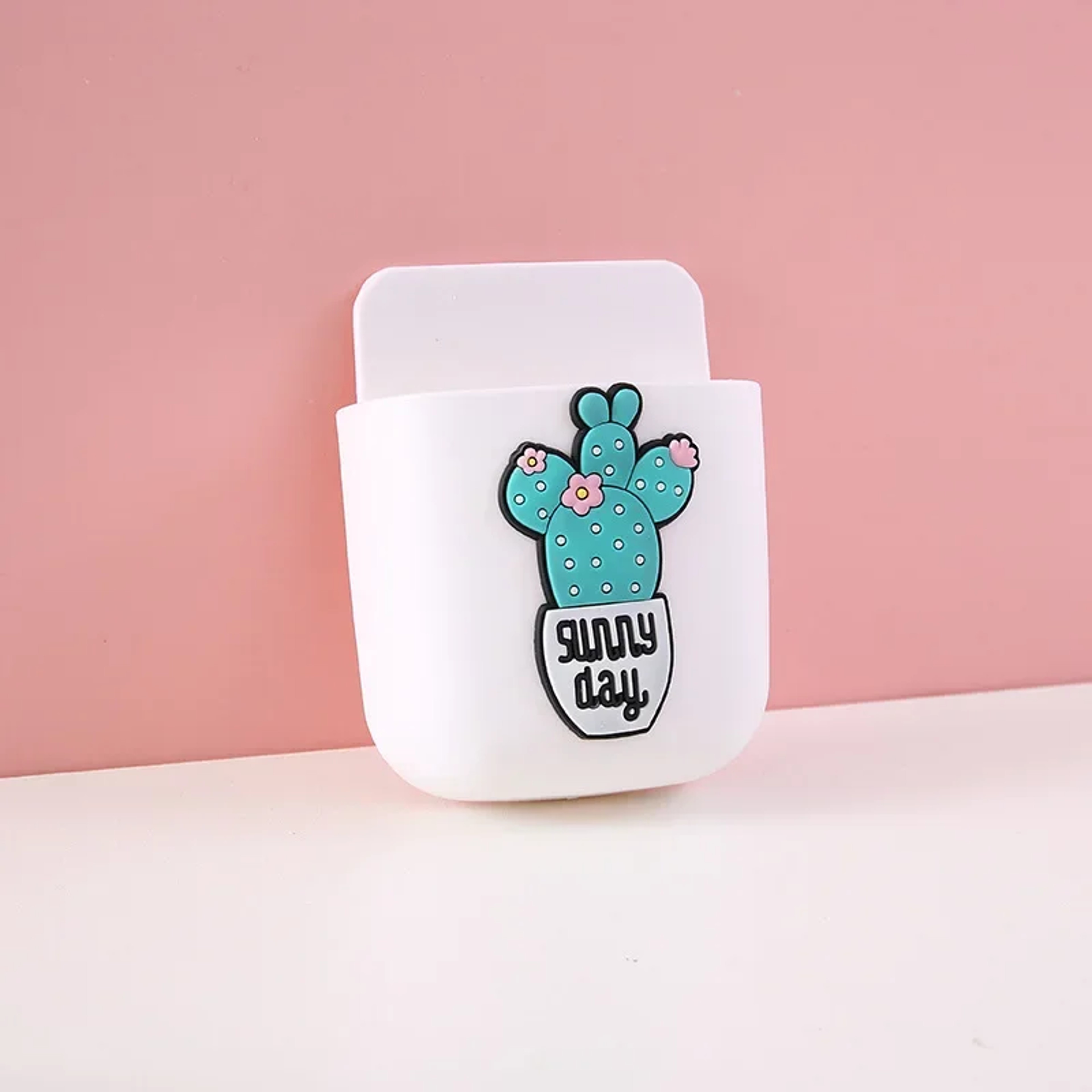 Cute Storage Rack Desk Organizer For Pen Holder Self Adhesive Stationery Holder Mobile Phone Holder 7