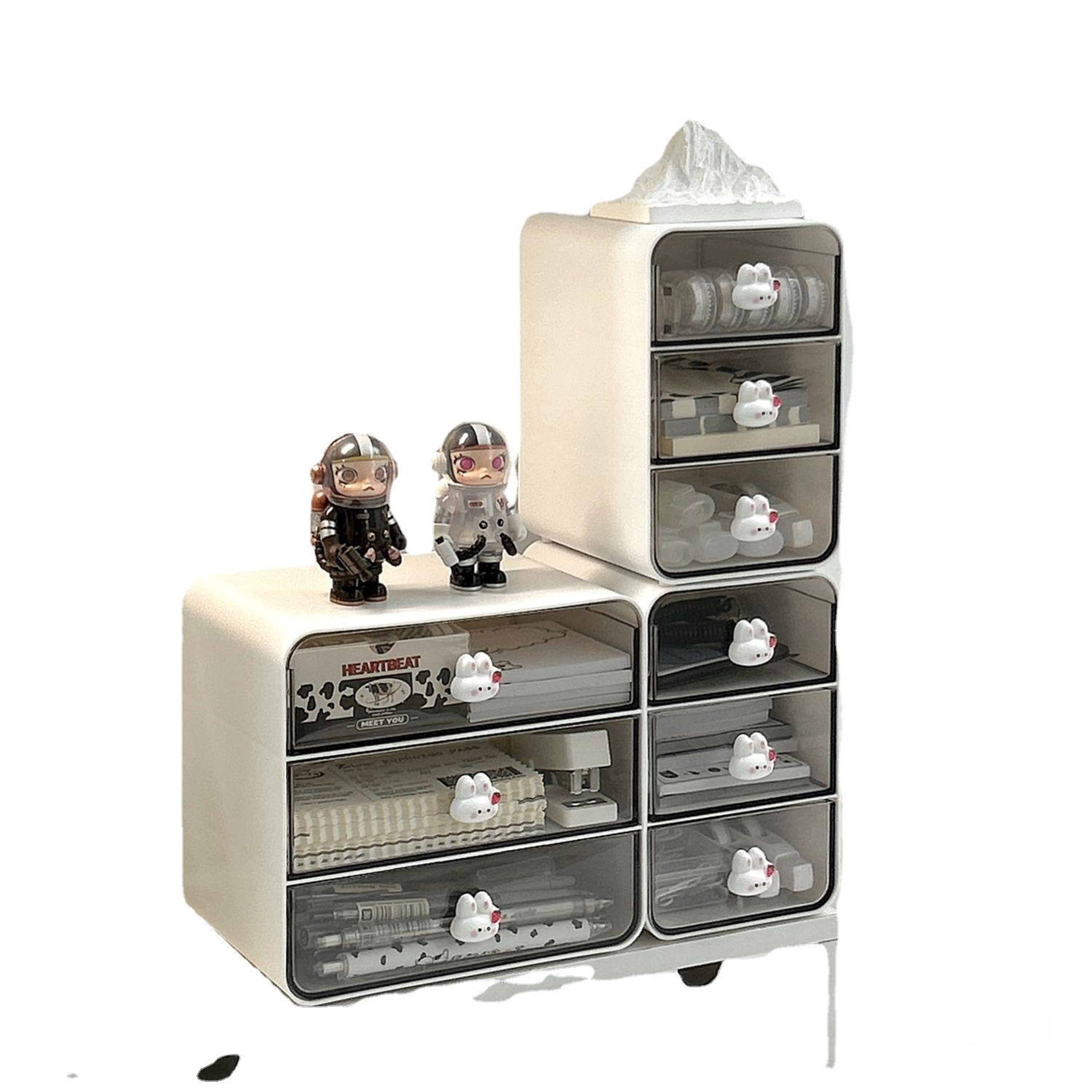 Cosmetics And Stationery Small Drawer Storage Box Desktop Desk Organizer Small Sundries Rack For De 1