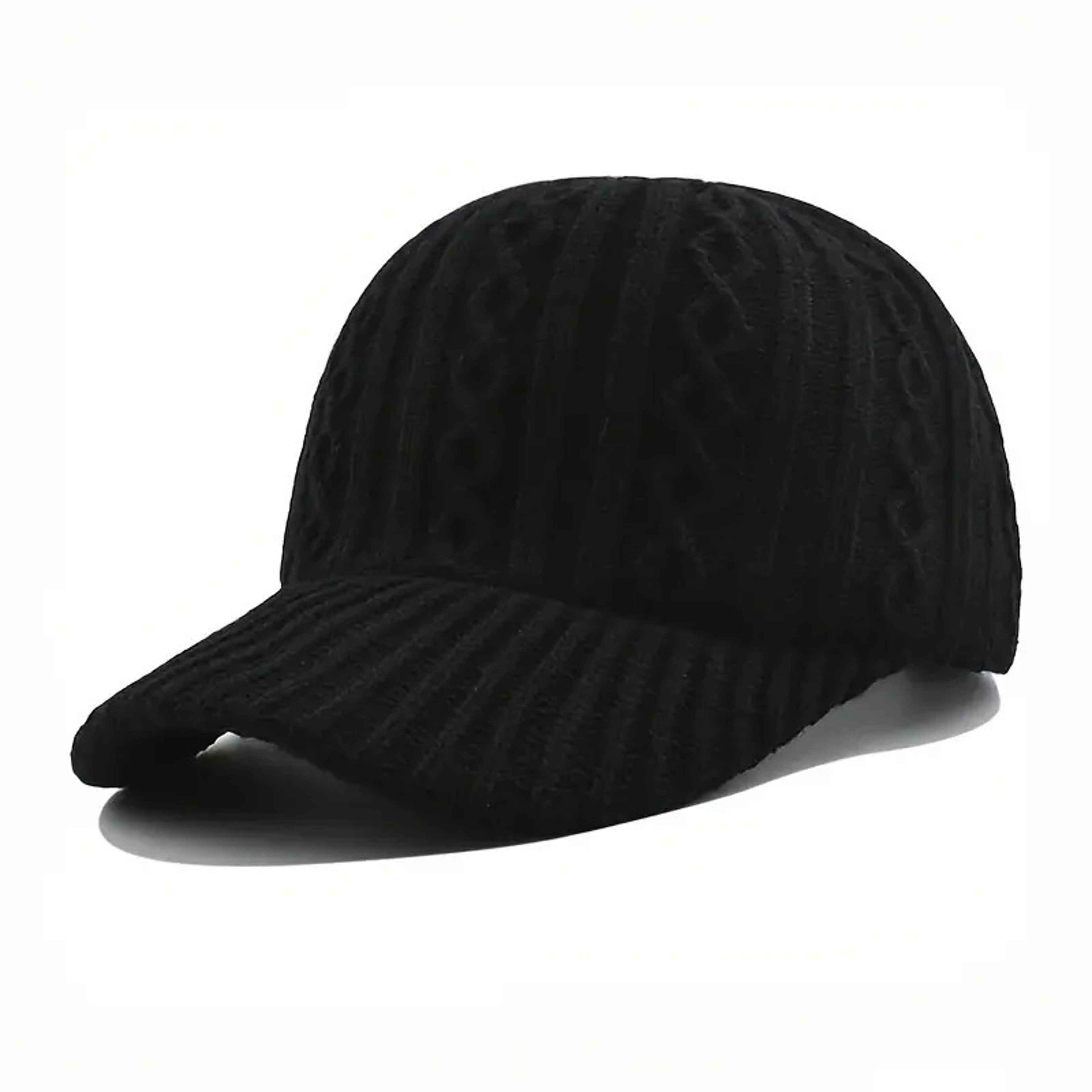Autumn/Winter Fashion Peaked Hat, Trendy Knitted Baseball Cap For Men And Women, Versatile and Warm Headwear – view 8