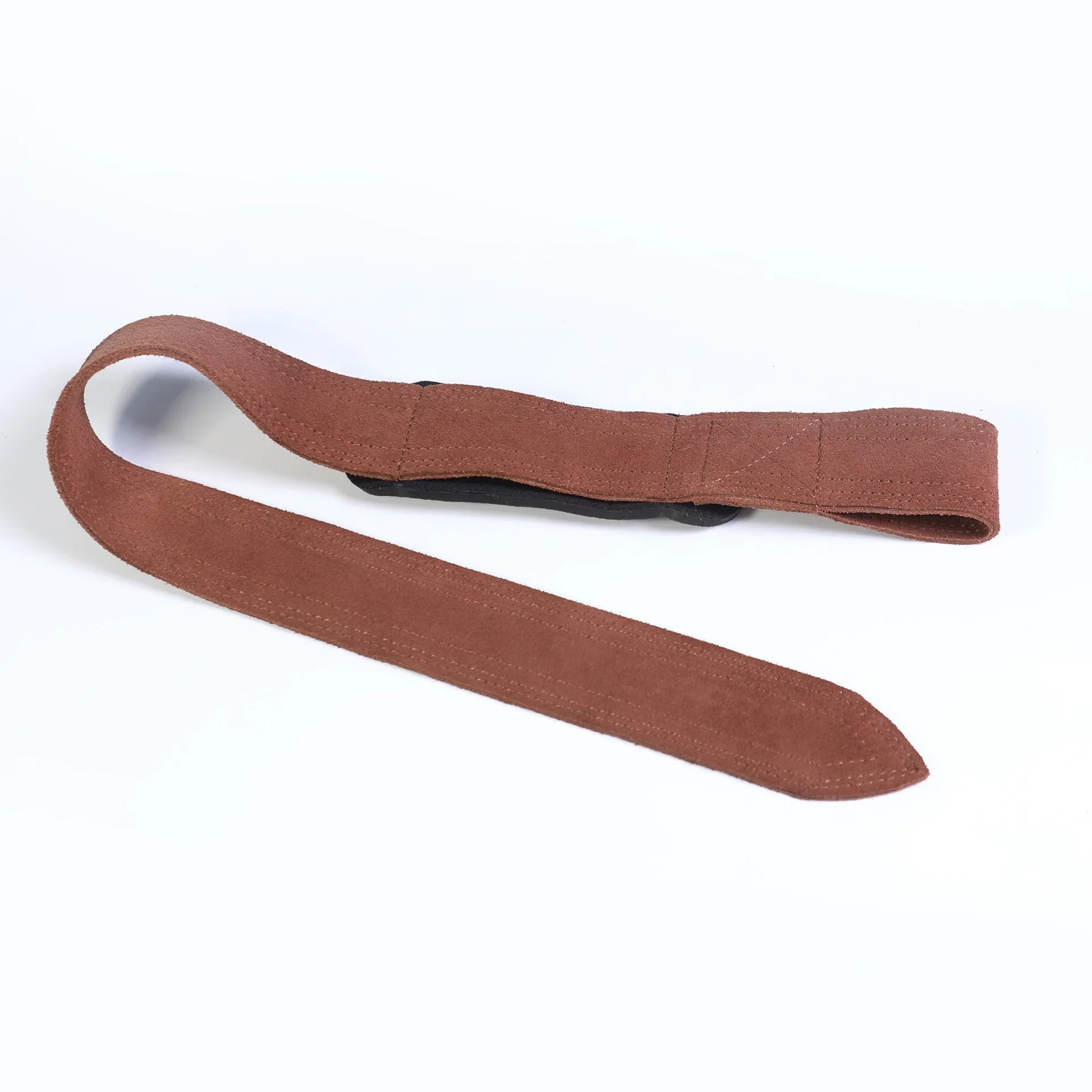 Leather Weight Lifting Wrist Straps, Non-Slip Grip Gym Training – view 5