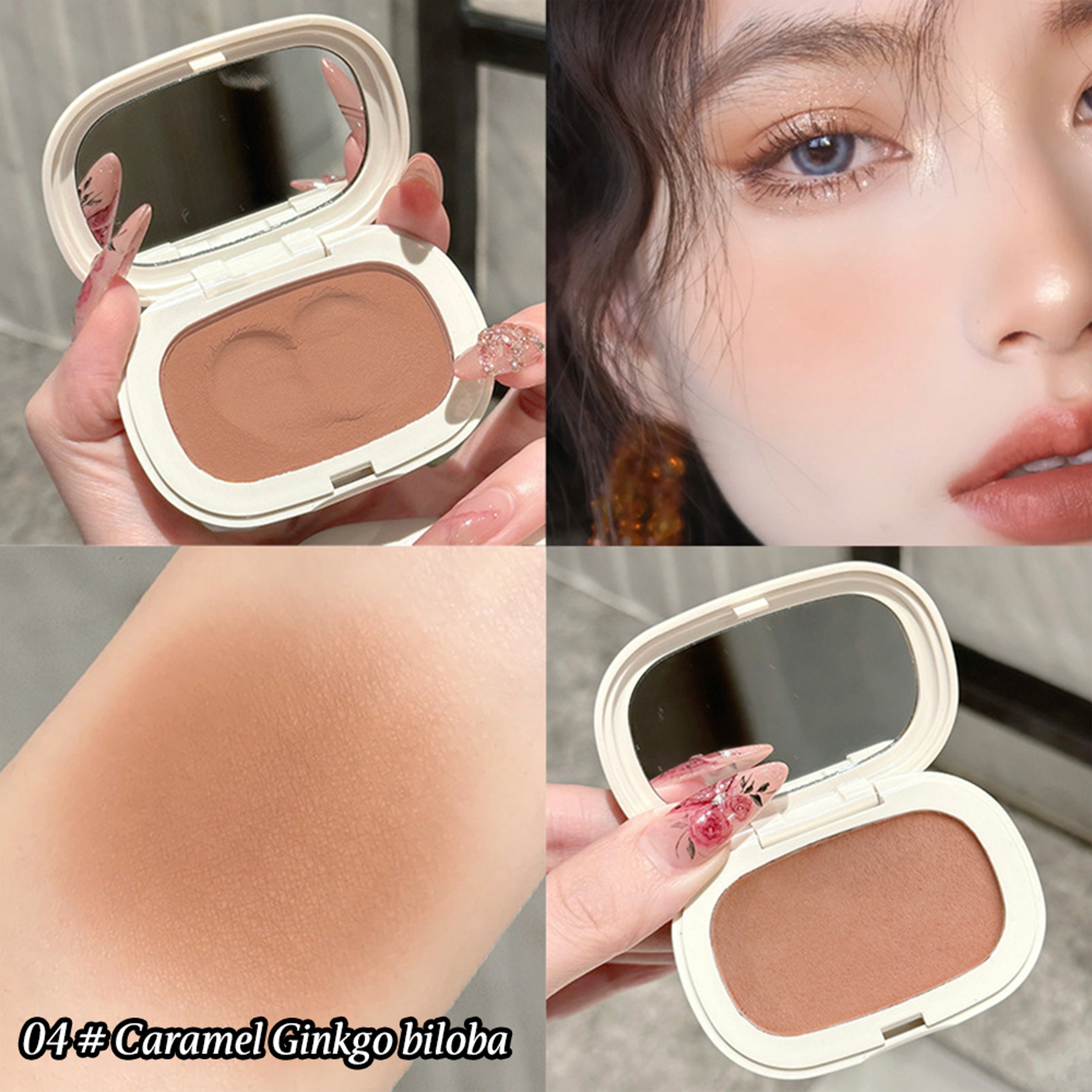 Longlasting Matte Blush Cream Silky Texture With High Color Rendering Natural Low Saturation Blush 4