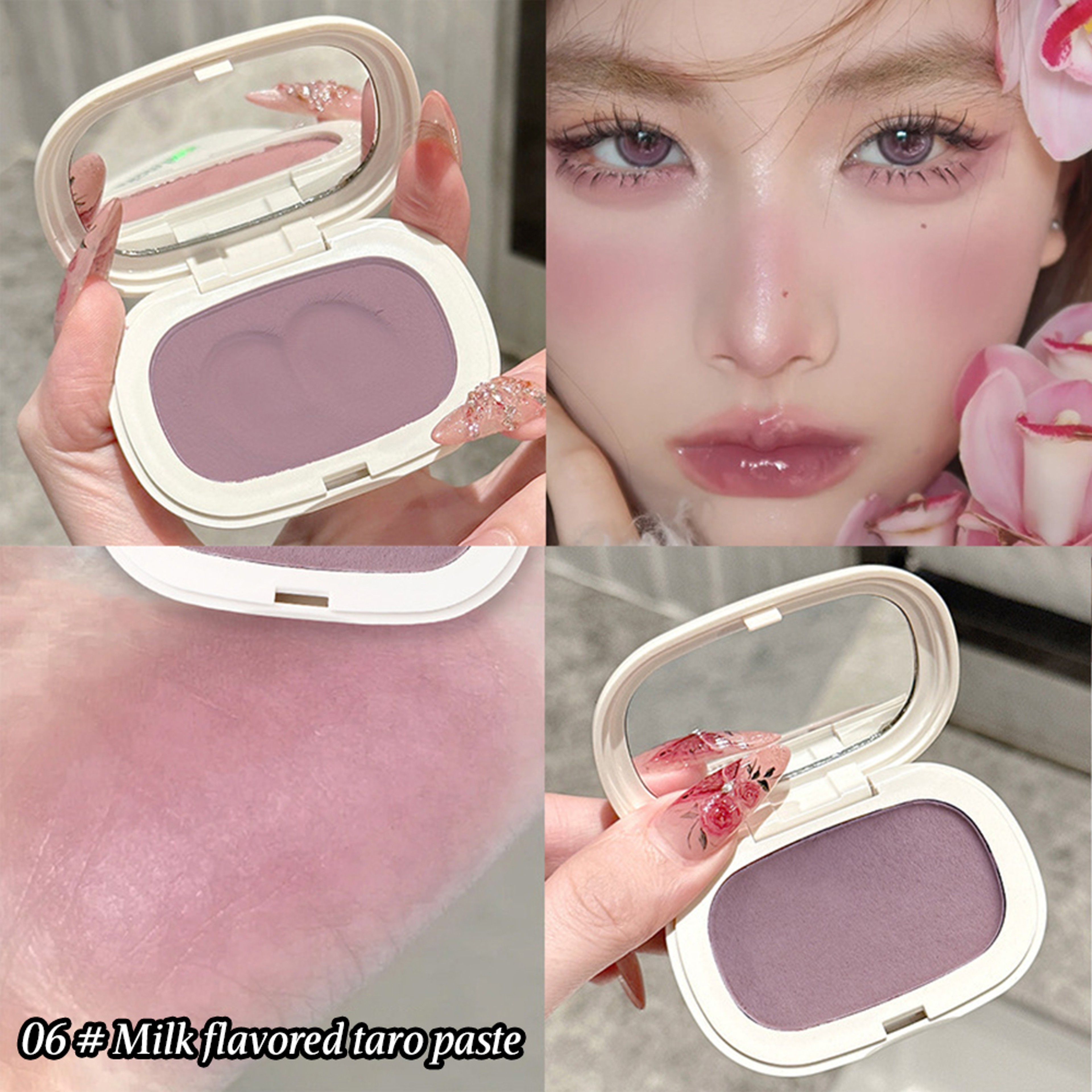 Longlasting Matte Blush Cream Silky Texture With High Color Rendering Natural Low Saturation Blush 6
