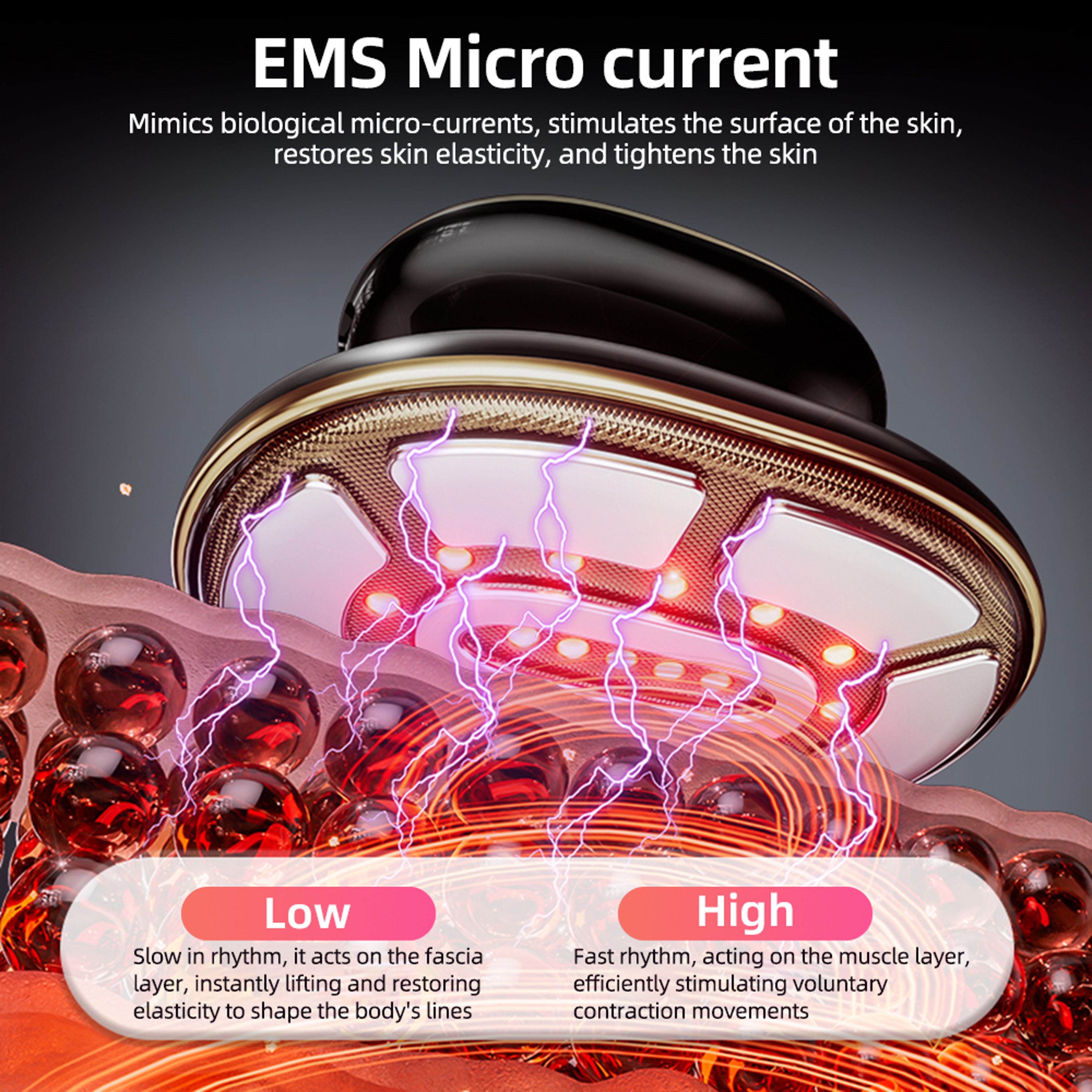 Radio Frequency Body Slimming Machine EMS Fat Burner Slim Shaping Device LED Light Lose Weight Cell 3