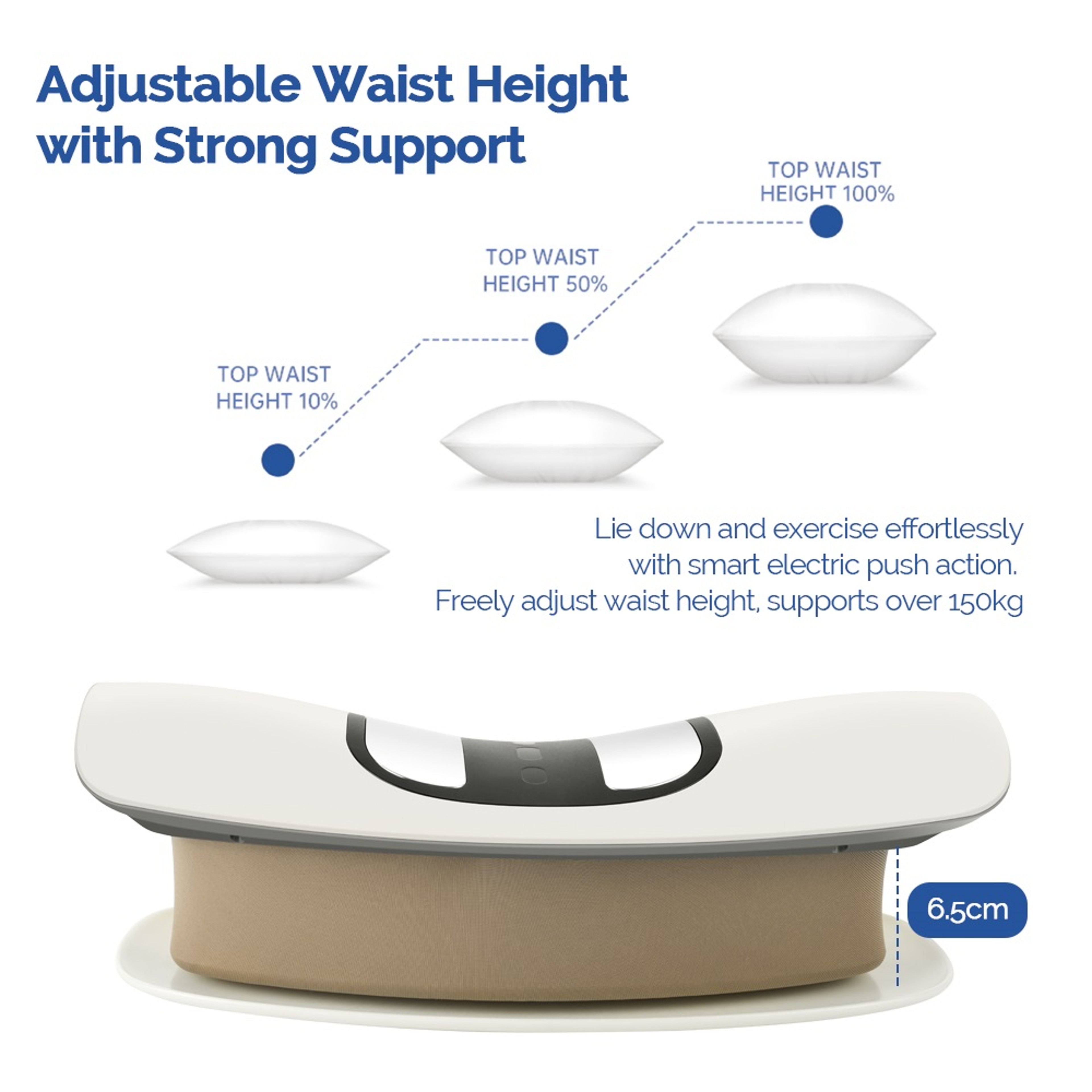Electric Waist Massage Relax Cushion Lumbar Traction Massager Ergonomically Designed Waist Support  5