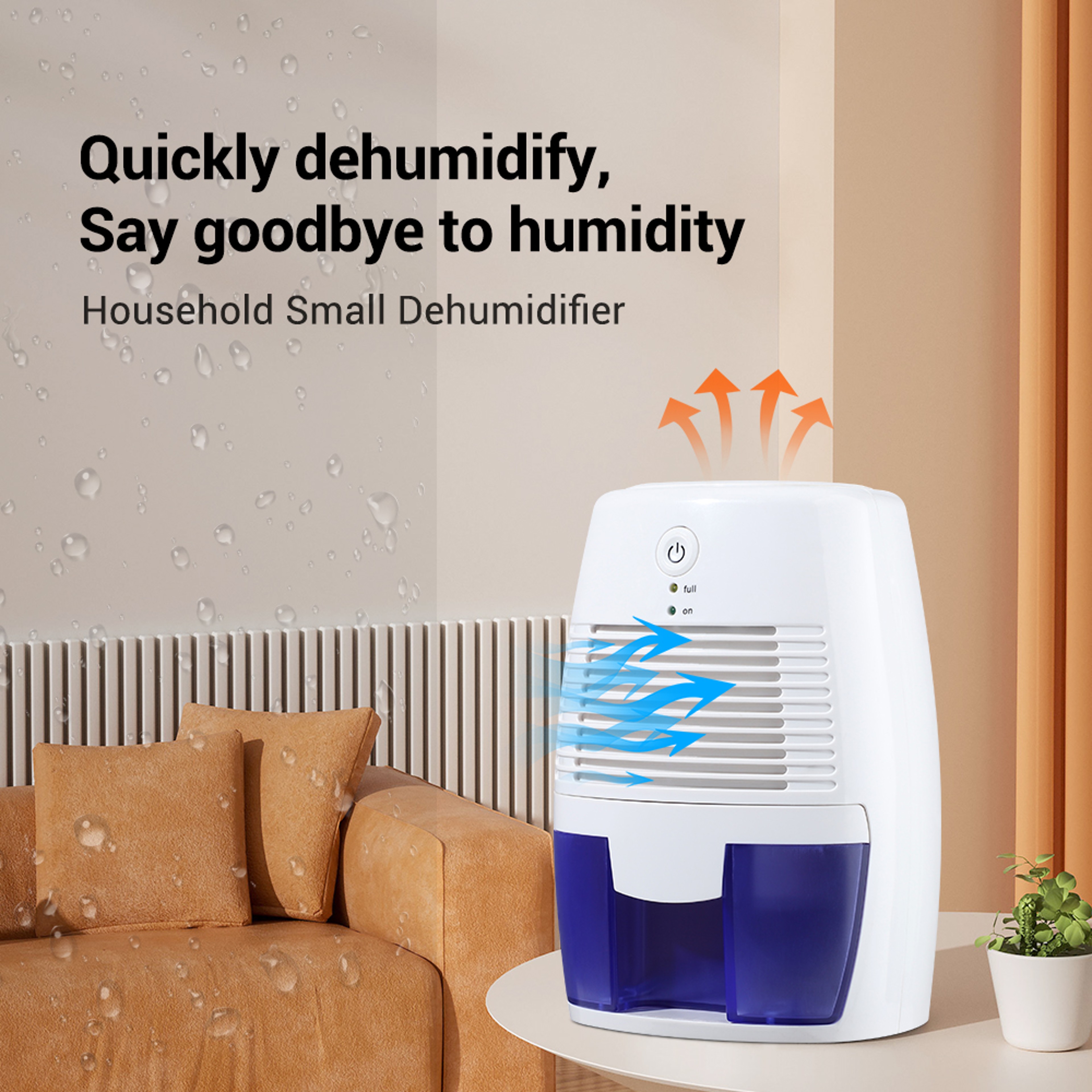 USB Mute Moisture Absorbers Air Dryer For Home Portable Dehumidifier Air Purifier Room Office Kitch 1