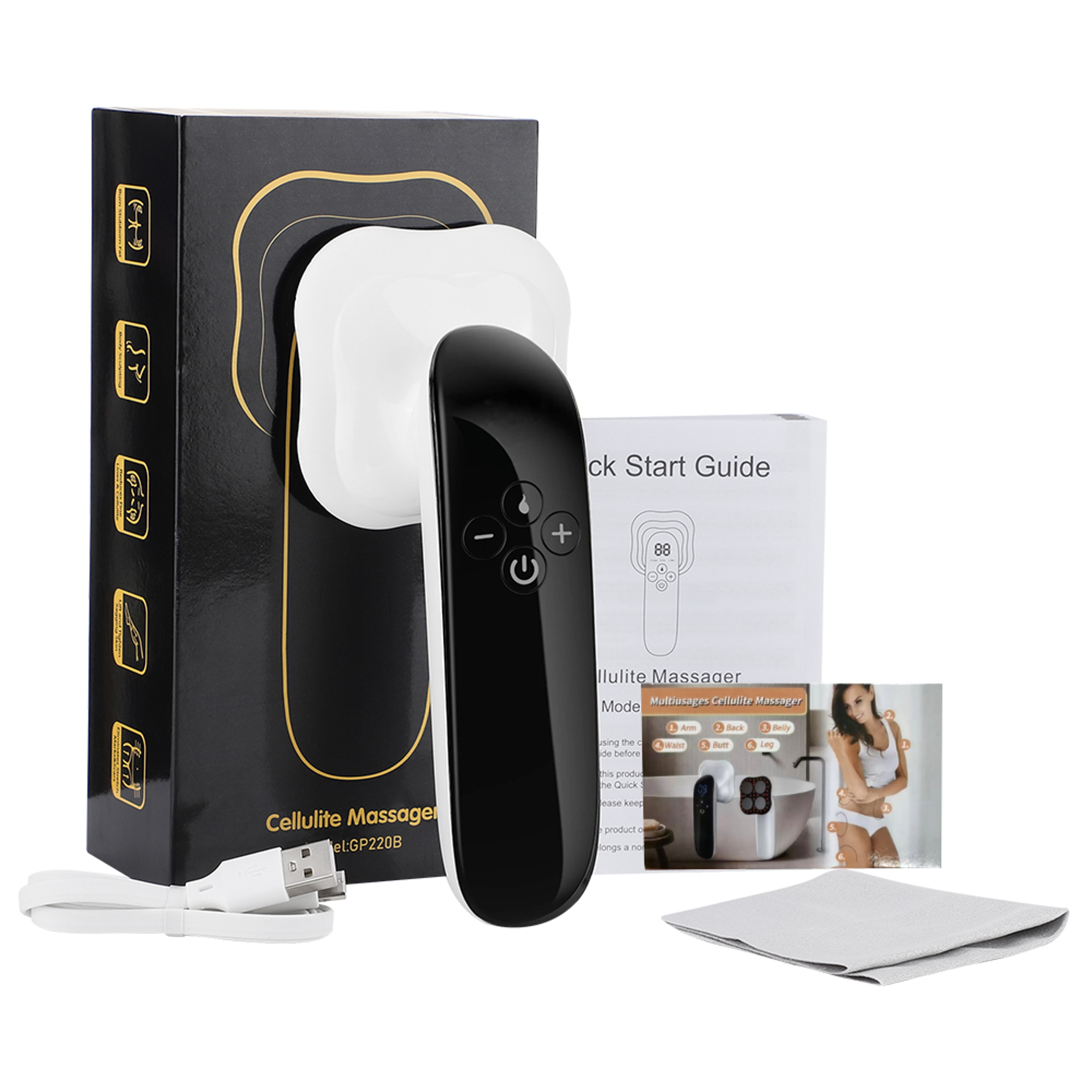 Body Shaping Tool LED Light Fat Burner Ultrasound Cavitation Massager 0