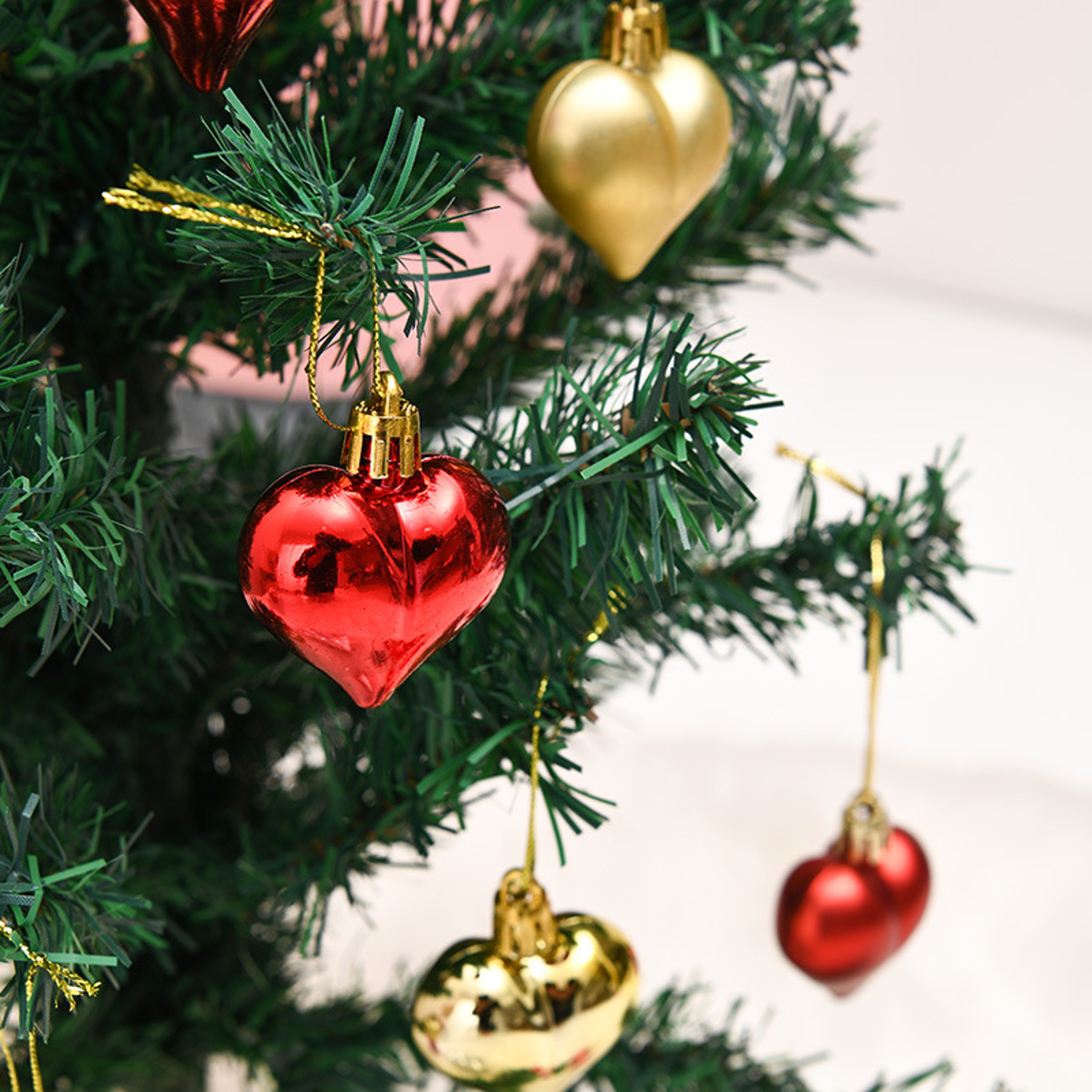 Heart Pendant Valentine Day Heart Ball Decorations Hanging Ornament For Christmas Tree 3