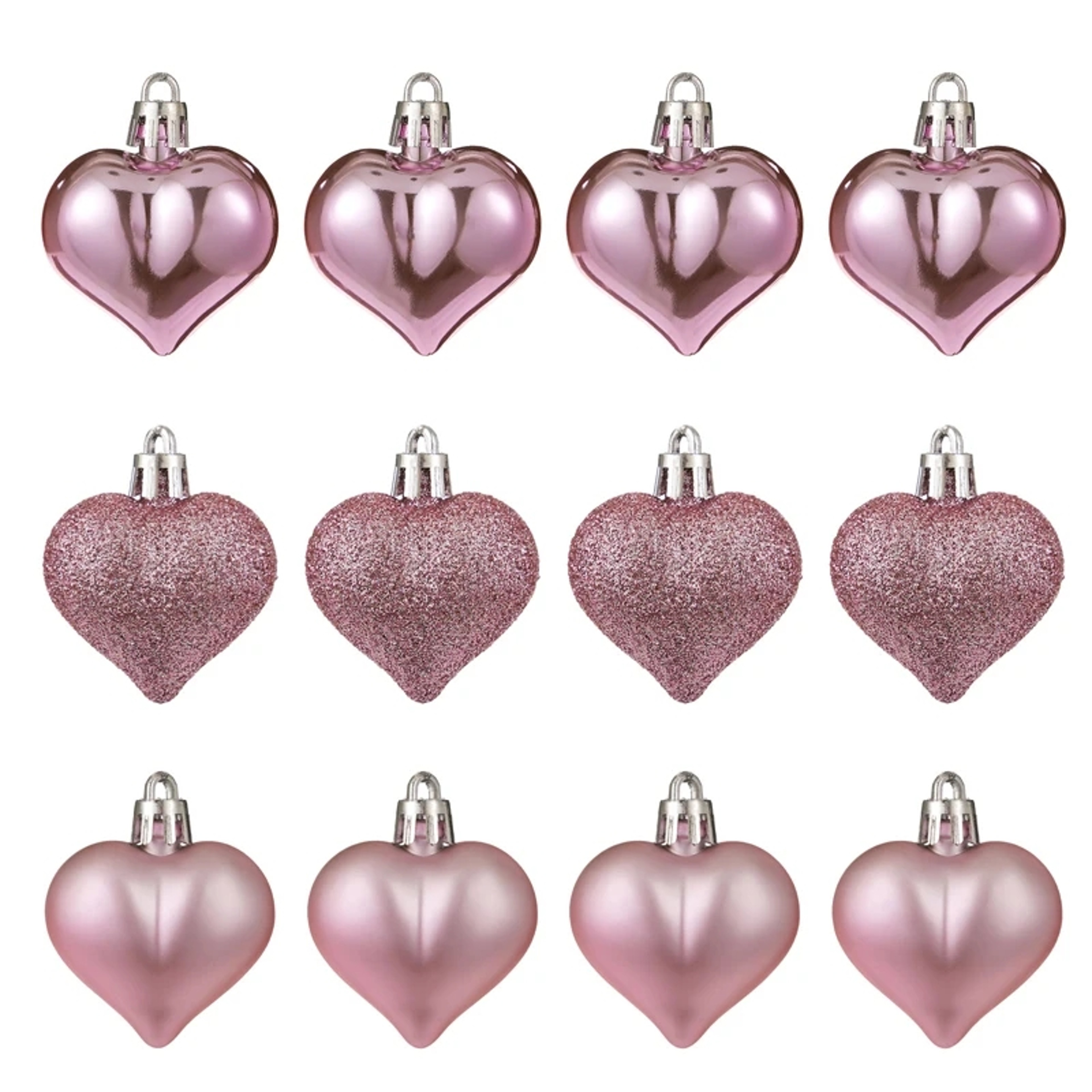 Heart Pendant Valentine Day Heart Ball Decorations Hanging Ornament For Christmas Tree 4