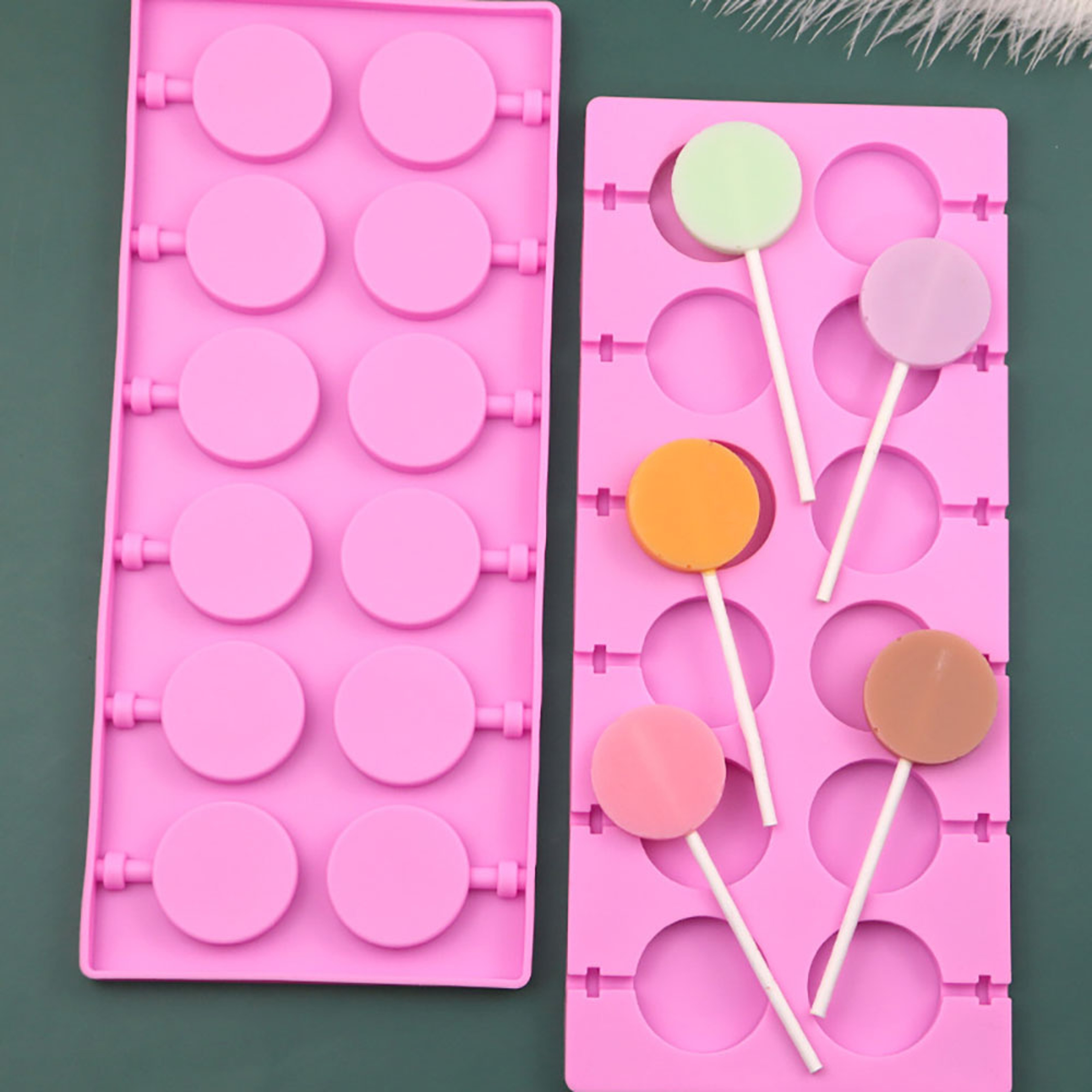 Silicone Molds DIY, Spherical Chocolate Mold, Round Lollipop Cake Mold Baking Tools by Silicone World – view 4