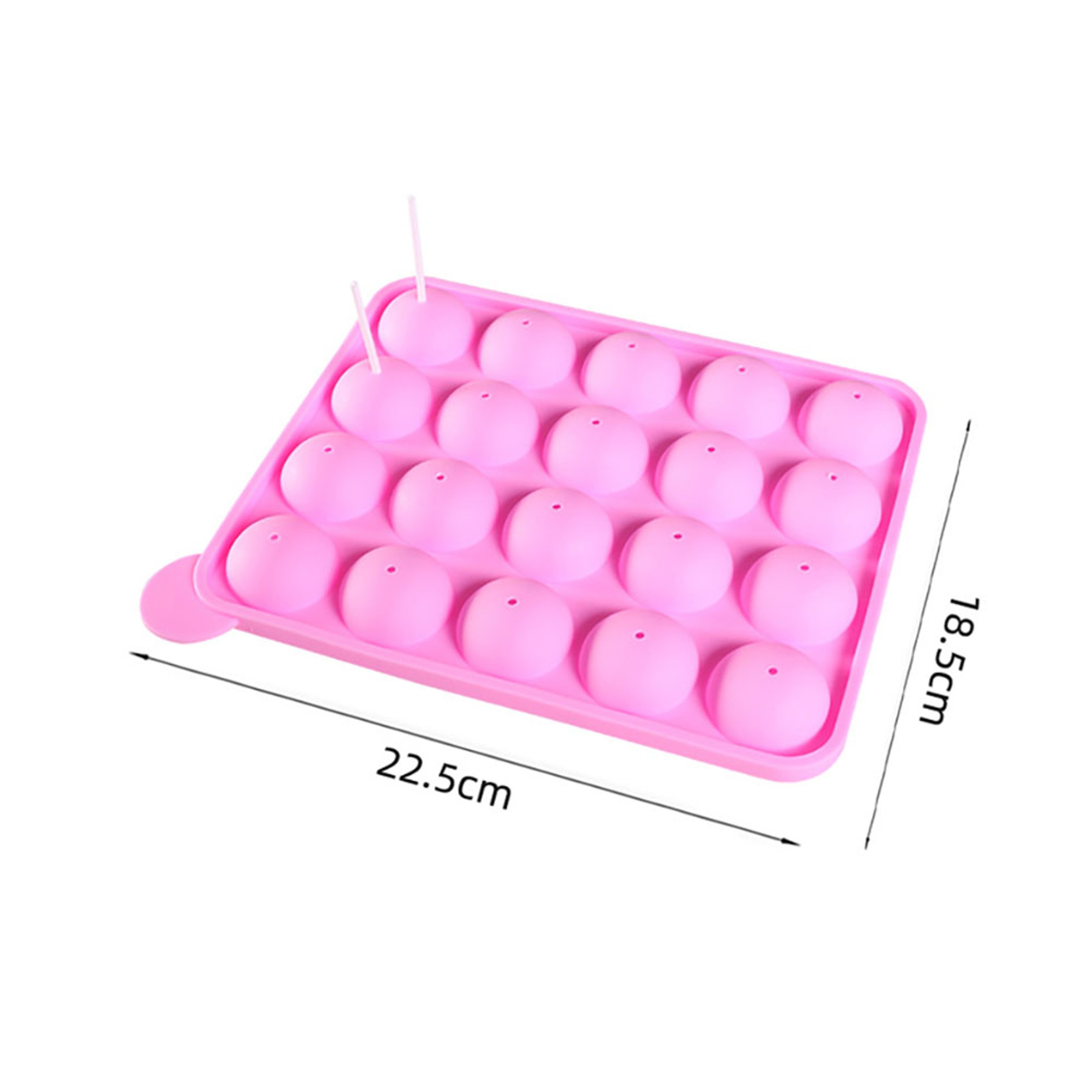 Silicone Molds DIY, Spherical Chocolate Mold, Round Lollipop Cake Mold Baking Tools by Silicone World – view 7
