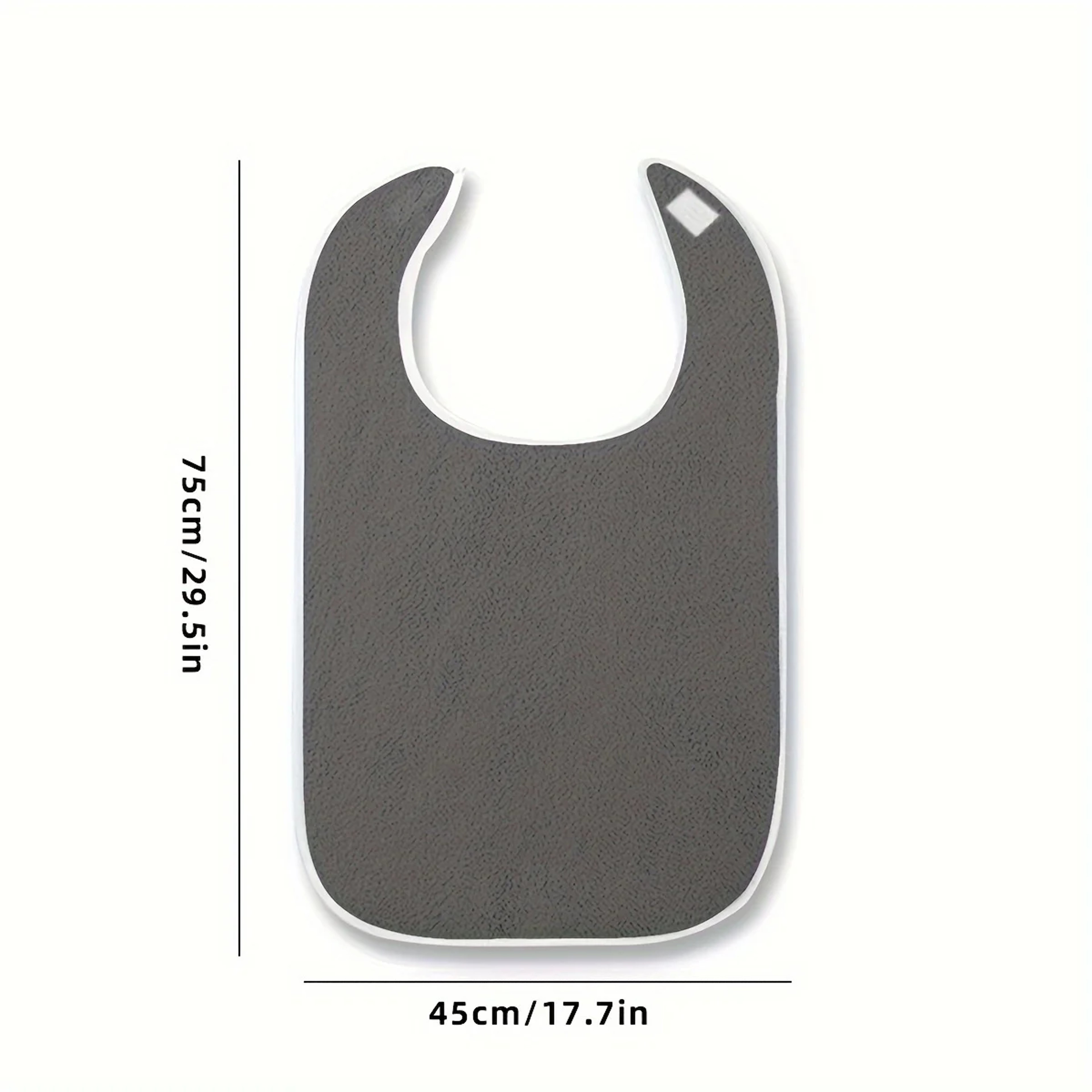 Waterproof Terry Bibs With Pocket For Adults New Coated Reusable Apron For Elderly  Disabled Men An 5