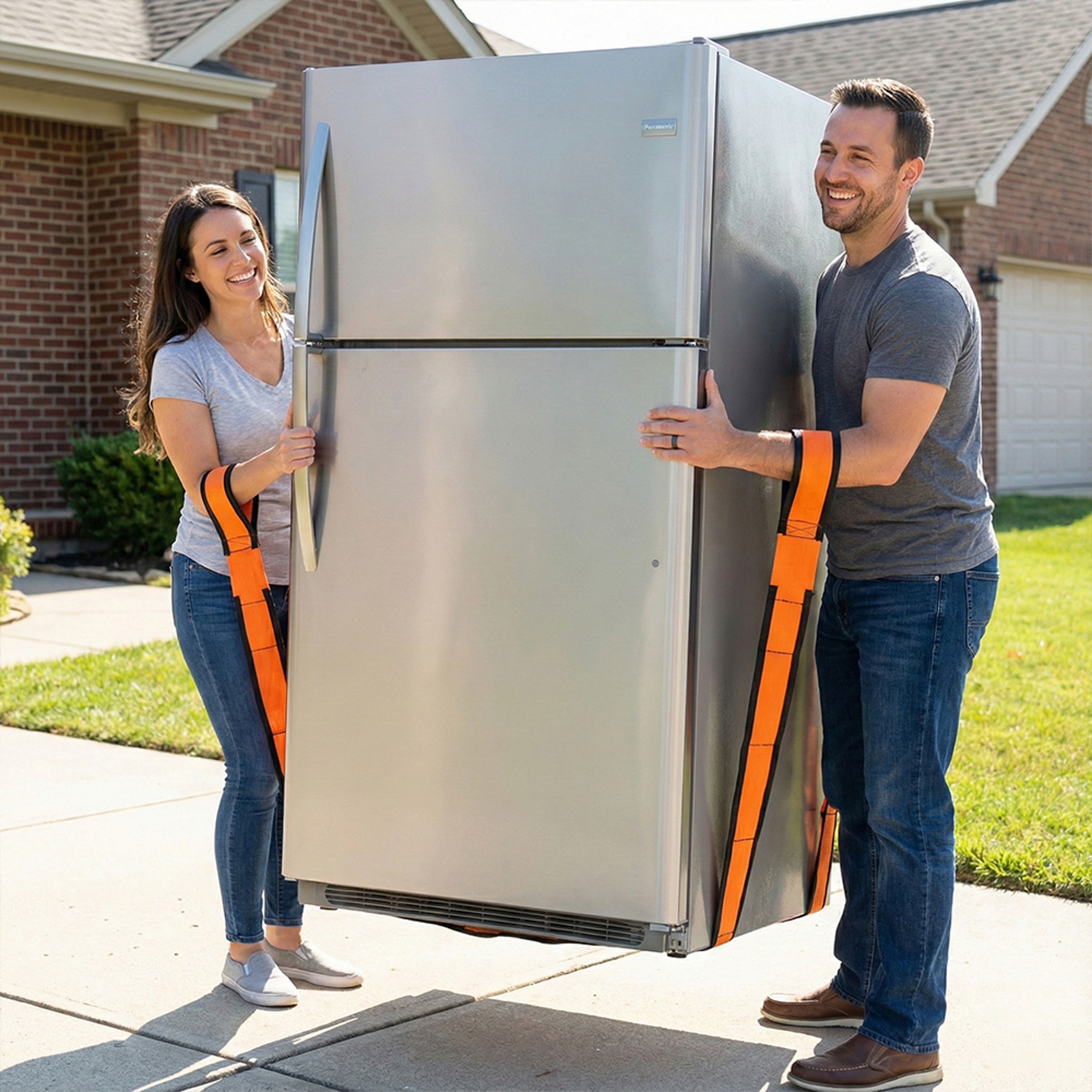 Durable Straps for Moving, Labor-saving Furniture and Electrical Handling Straps – view 1