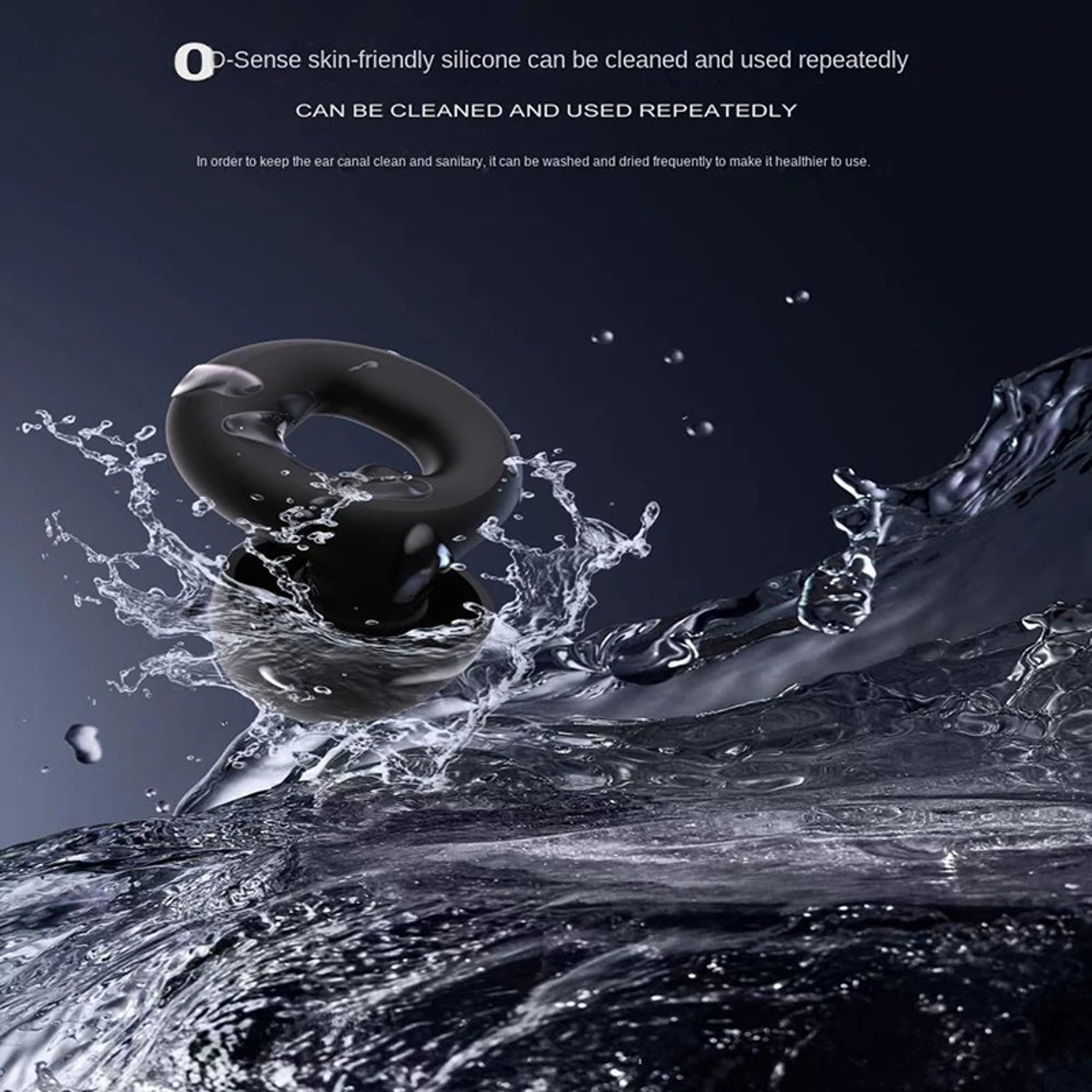 Swimming Earplugs Antinoise Soundproof Antislip Sleep Earplugs For Surfing Noise Blocking Ear Prote 2