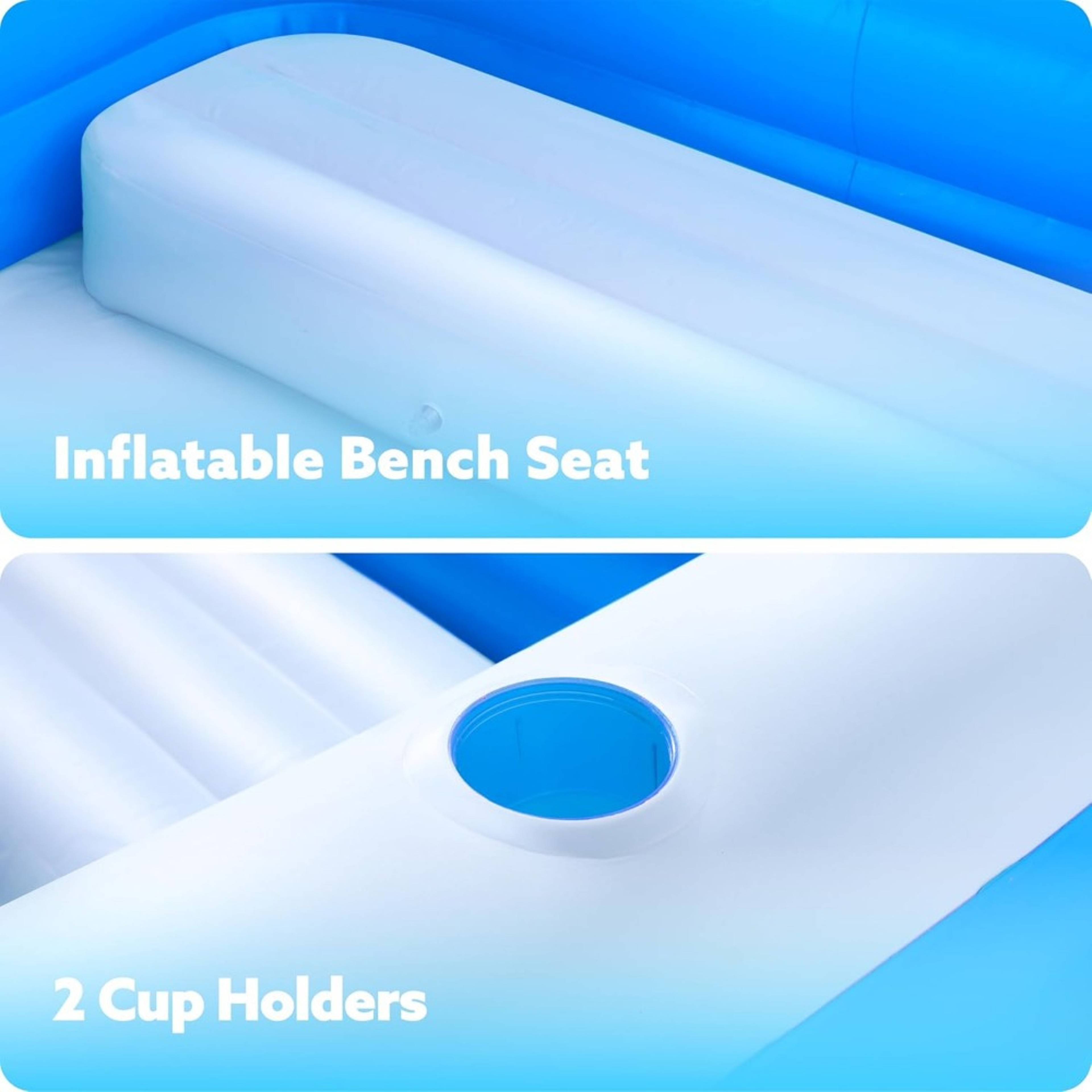 Summer Family Pool For Summer FullSized Inflatable Swimming Pool Backyard Garden Lawn Enjoyment 2