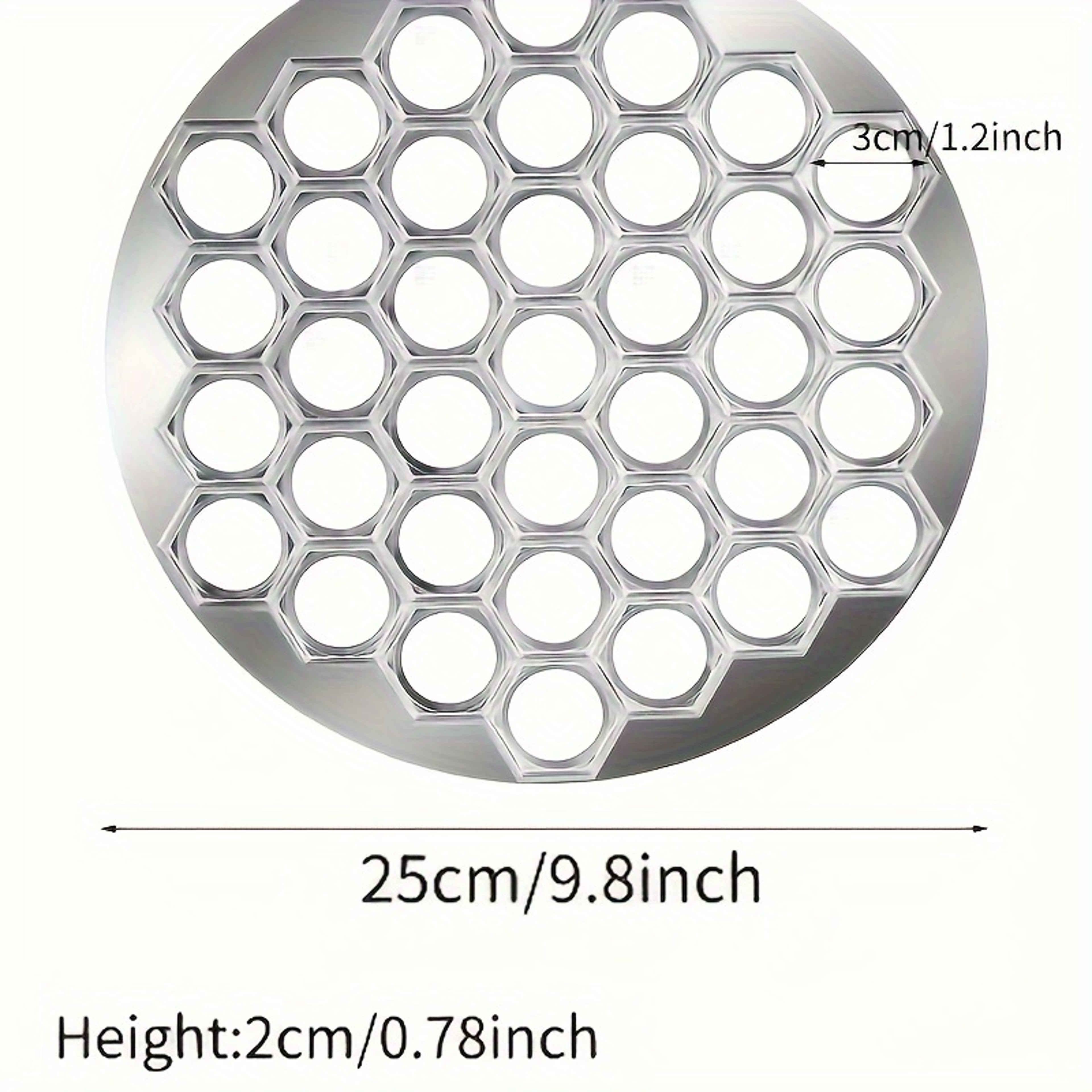 Aluminum Dumpling Maker Tool Ravioli Press For Homemade Pasta  Meat Fillings MultiUse Pastry Mold 5