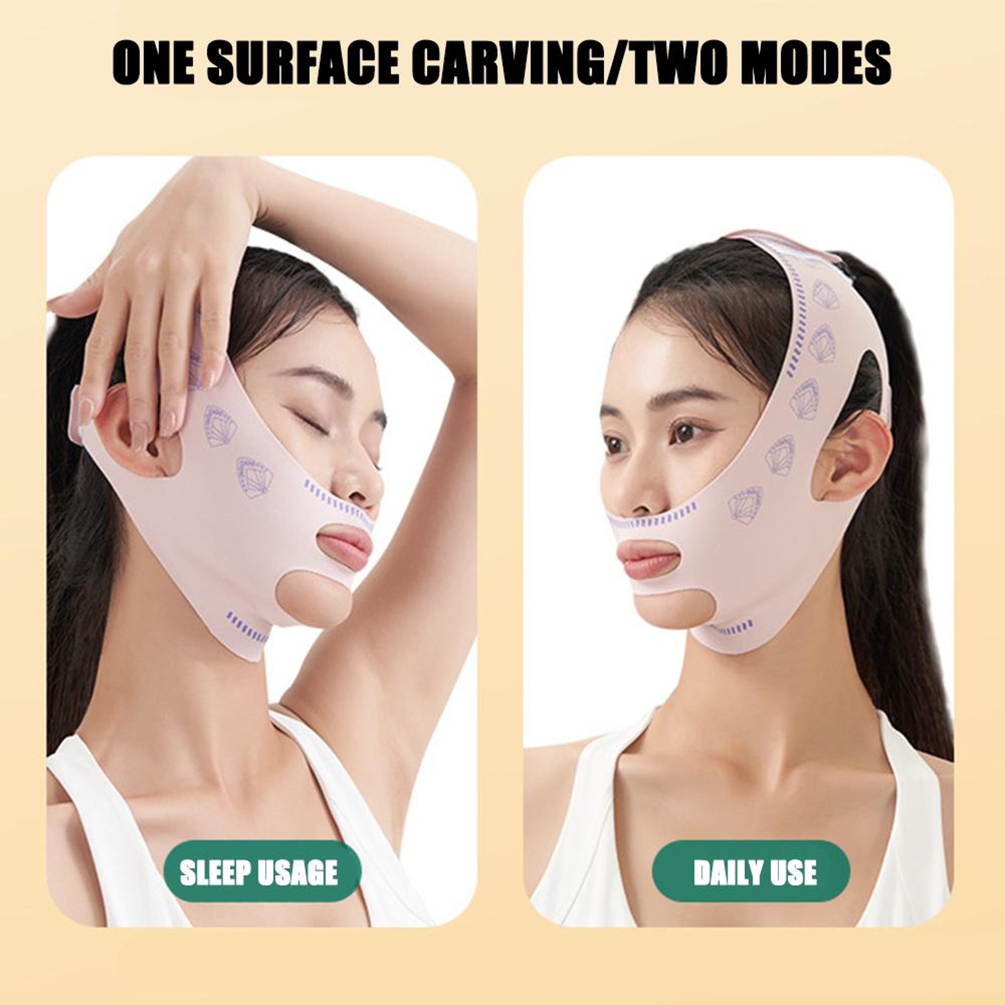 Chin Slimming V Line Lifting Mask AntiWrinkle Face Strap For Overnight Face Sculpting 4