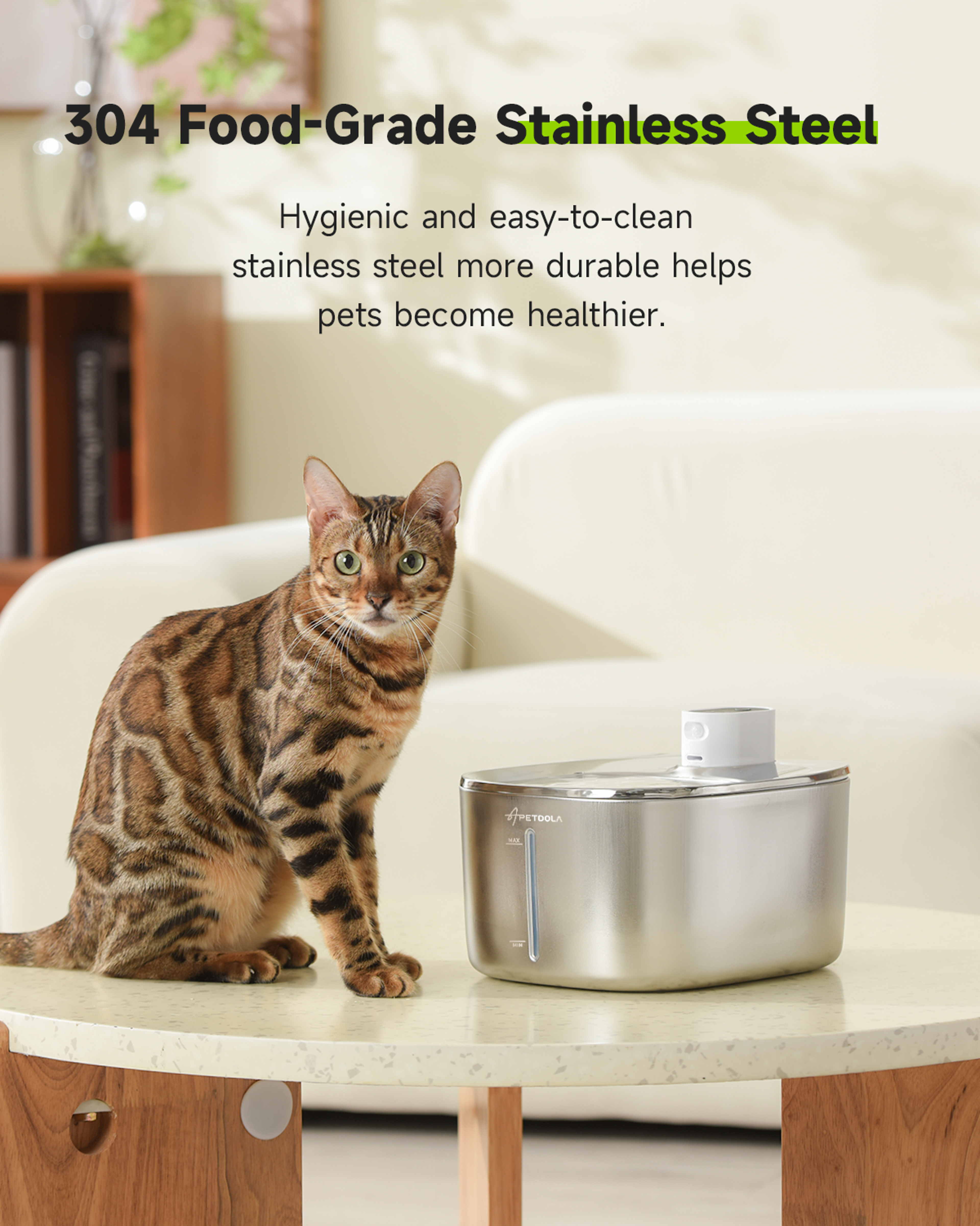 Wireless Cat Water Fountain With Auto Sensor For Cats  Dogs Smart Pet Drinking Dispenser For Health 4