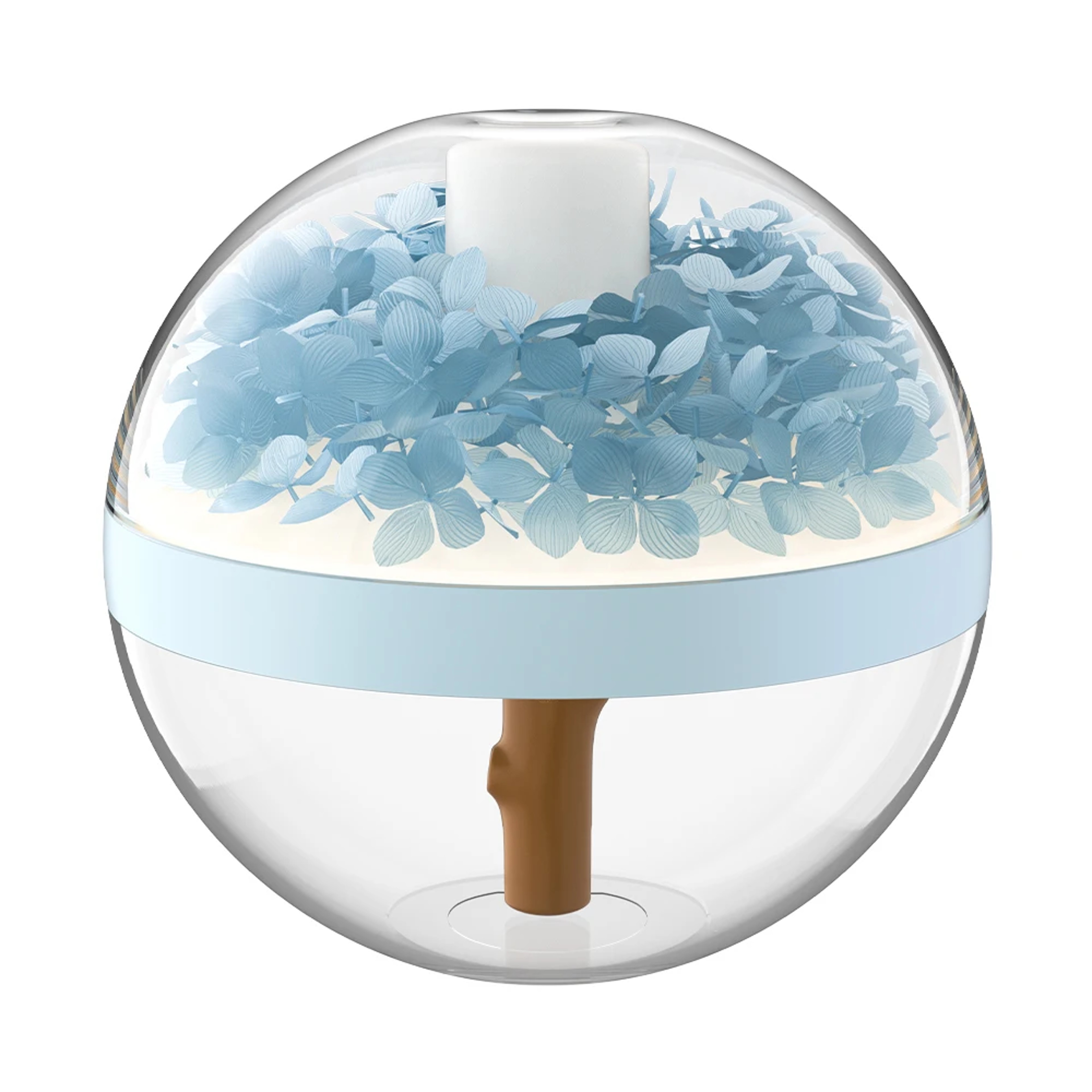 Flower-Shaped USB Humidifier with LED Mist Maker, Home Air Hydration – view 9