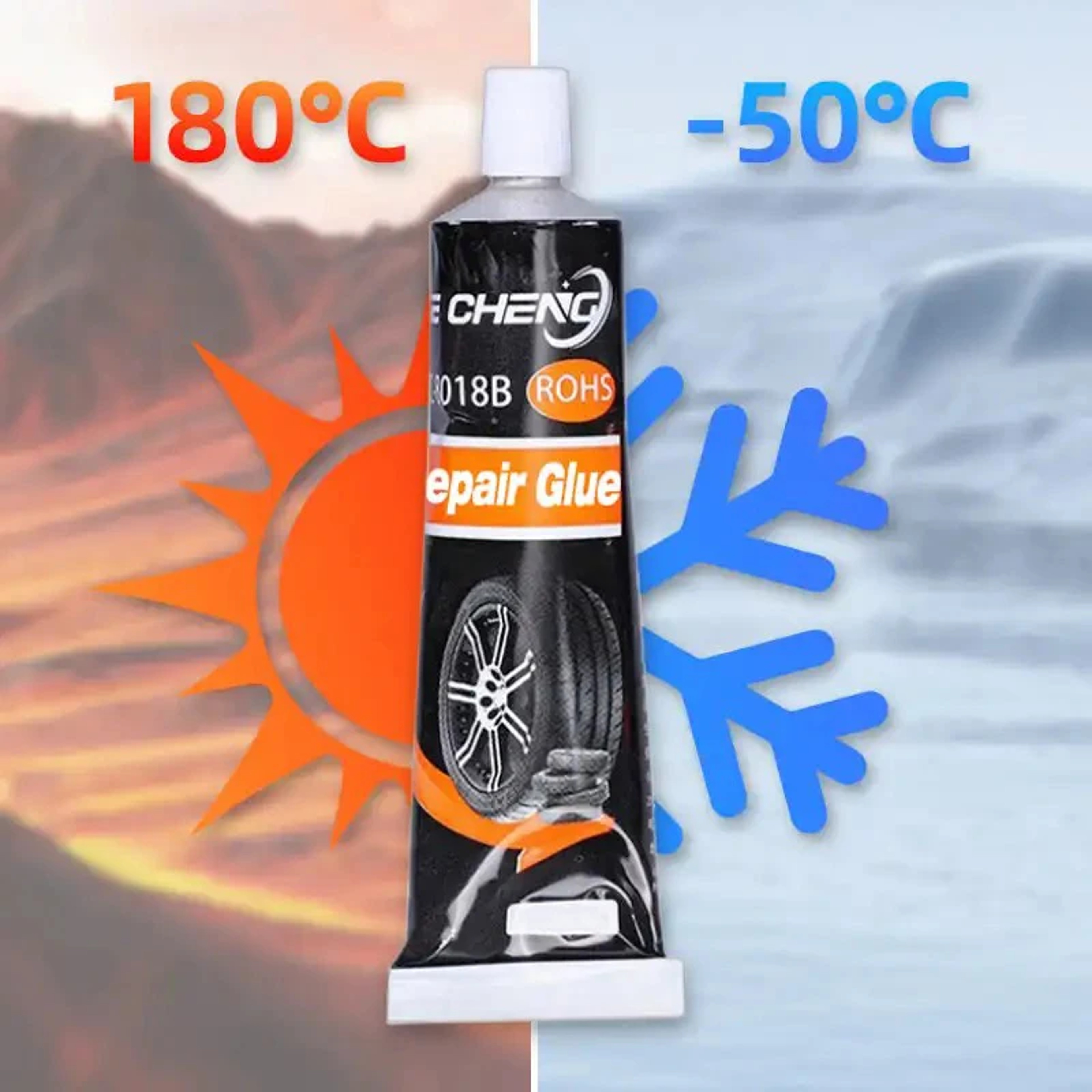 HighTemperature Waterproof Tire Repair Adhesive Glue Instant Black Seal For LongLasting Tire Repair 3