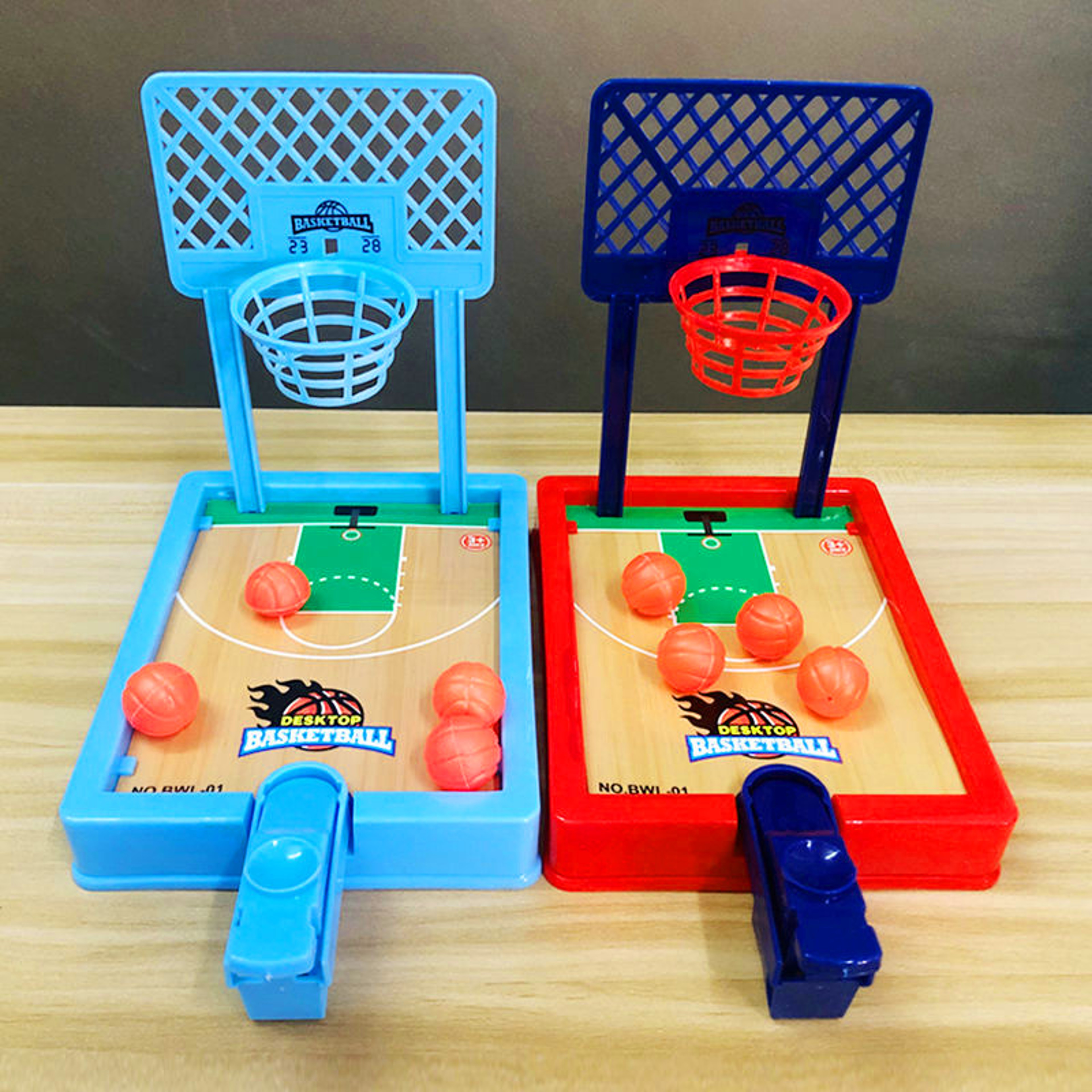 Mini Desktop Basketball Hoop Game Finger Shooting Tabletop Sports Toy For Kids  Adults 2