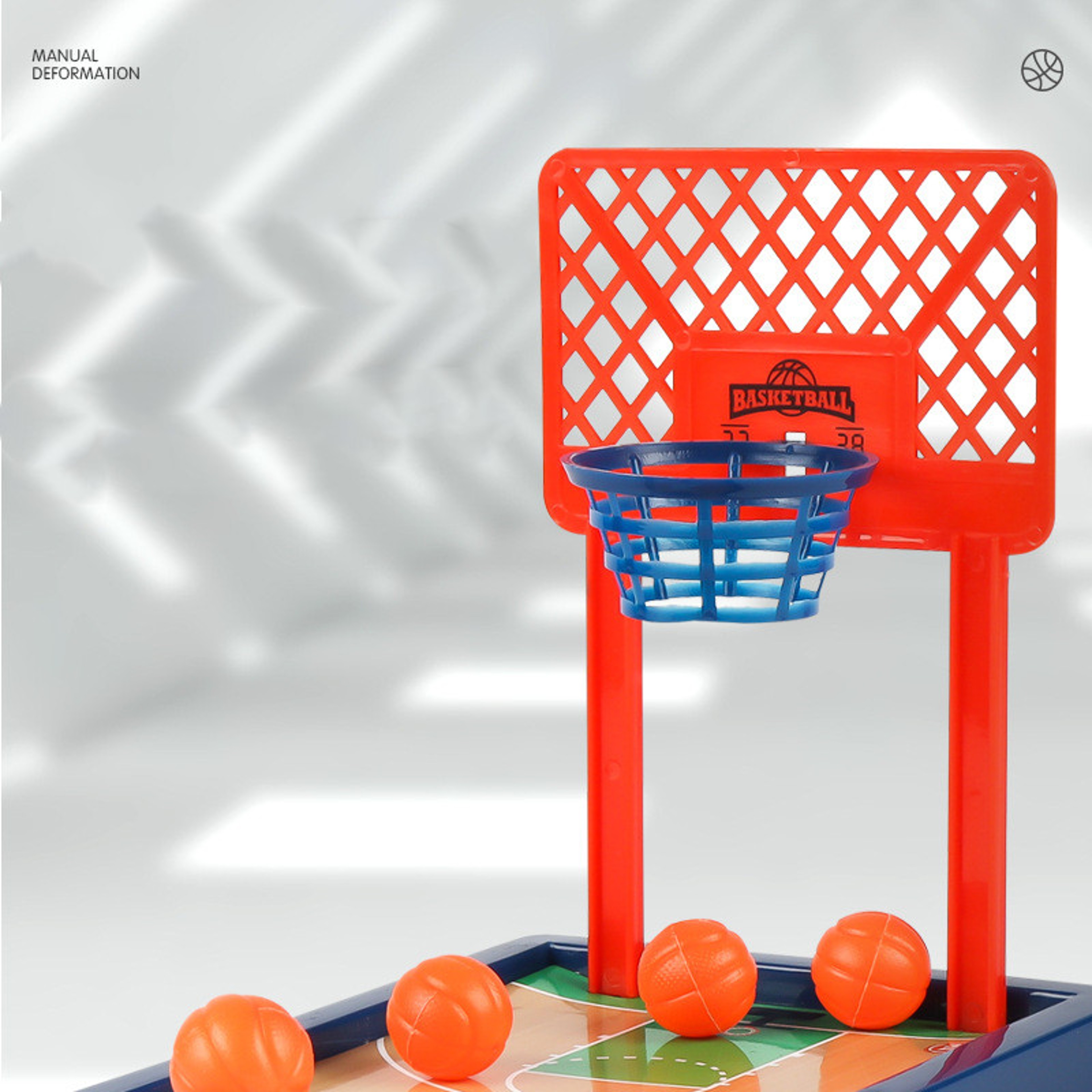 Mini Desktop Basketball Hoop Game Finger Shooting Tabletop Sports Toy For Kids  Adults 4