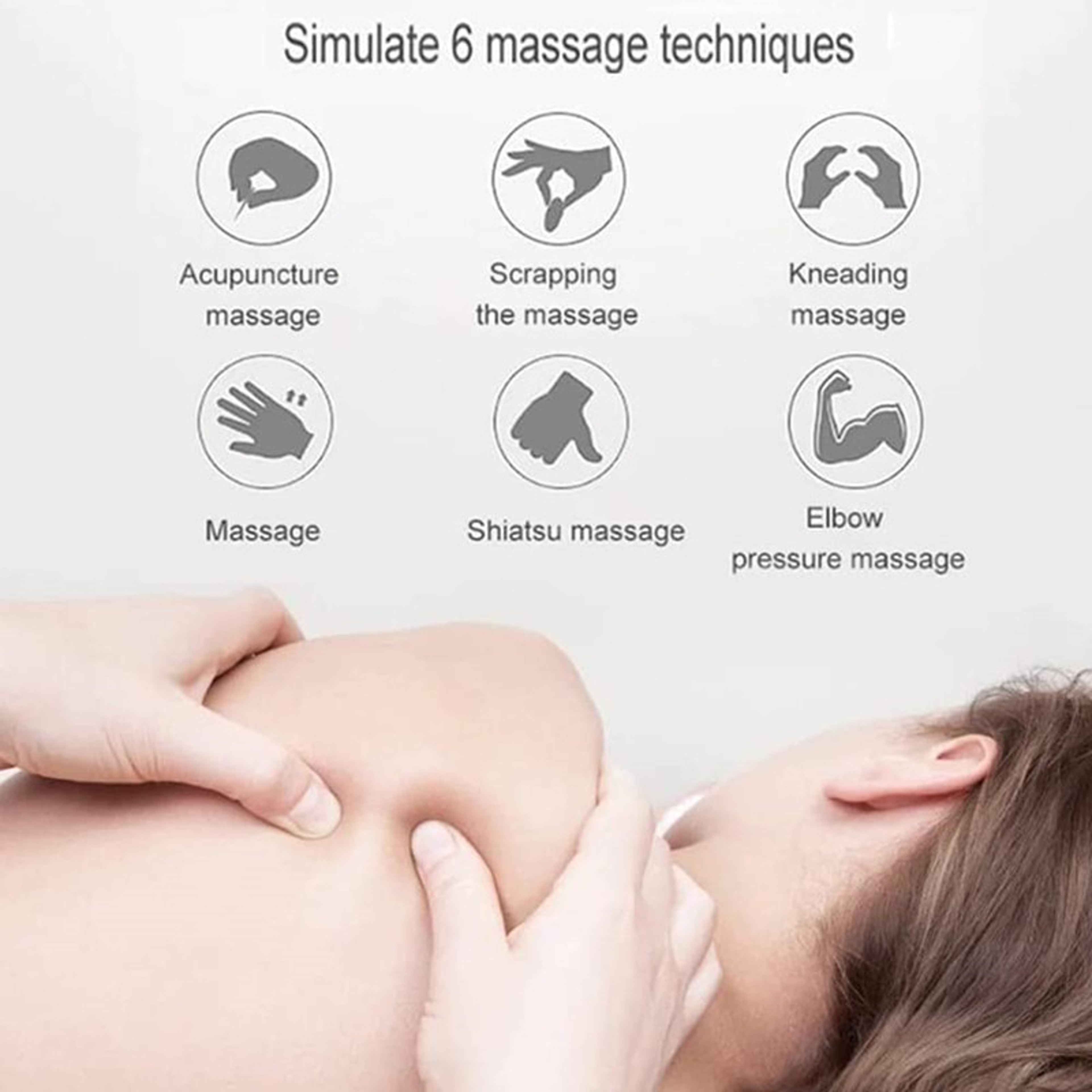 Mini Meridian Neck Massager, Portable EMS Lymphatic Drainage Pad for Muscle Pain Relief & Cervical Therapy – view 3