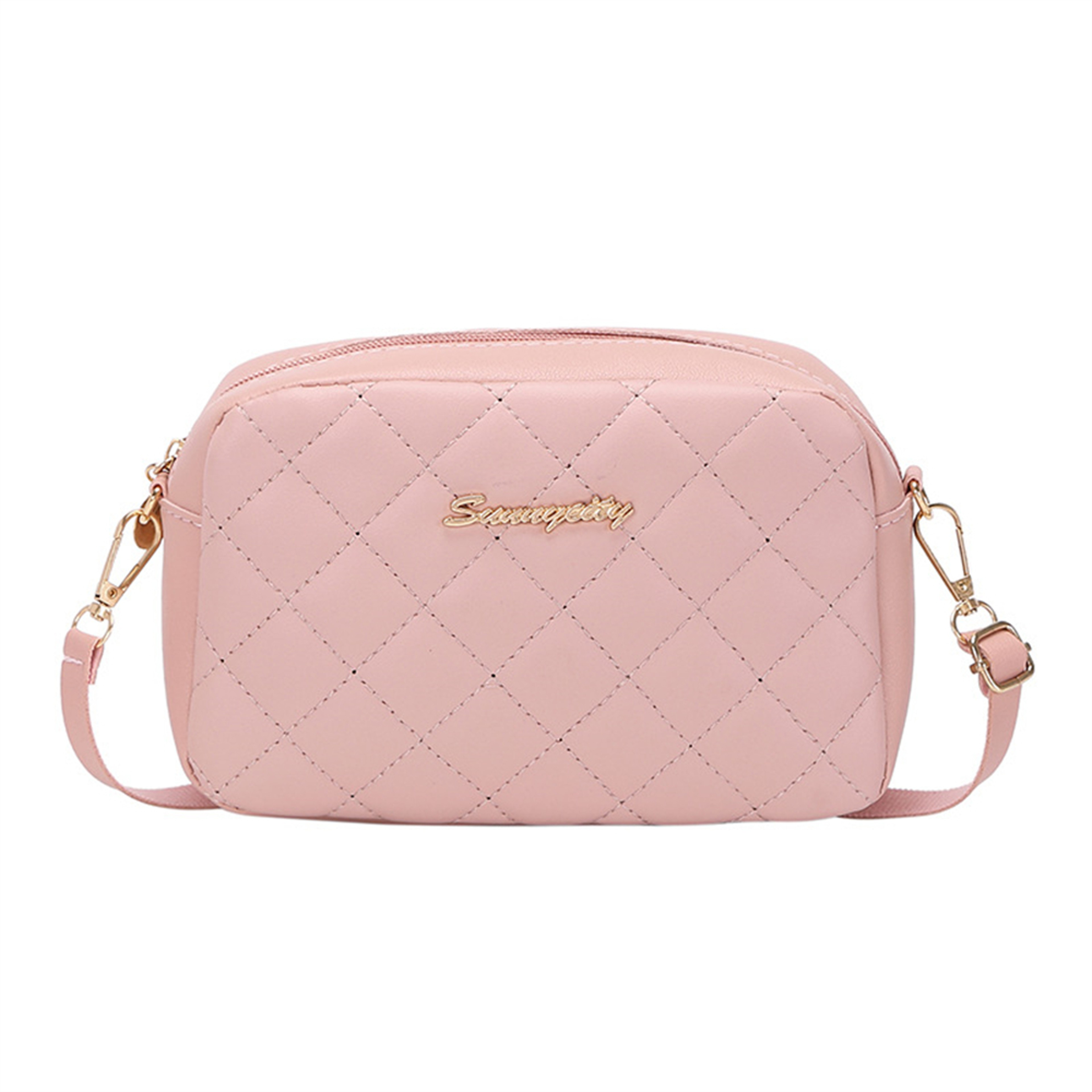 Small Messenger Bag For Women With Trendy Lingge Embroidery Fashionable Chain Shoulder  Crossbody B 5