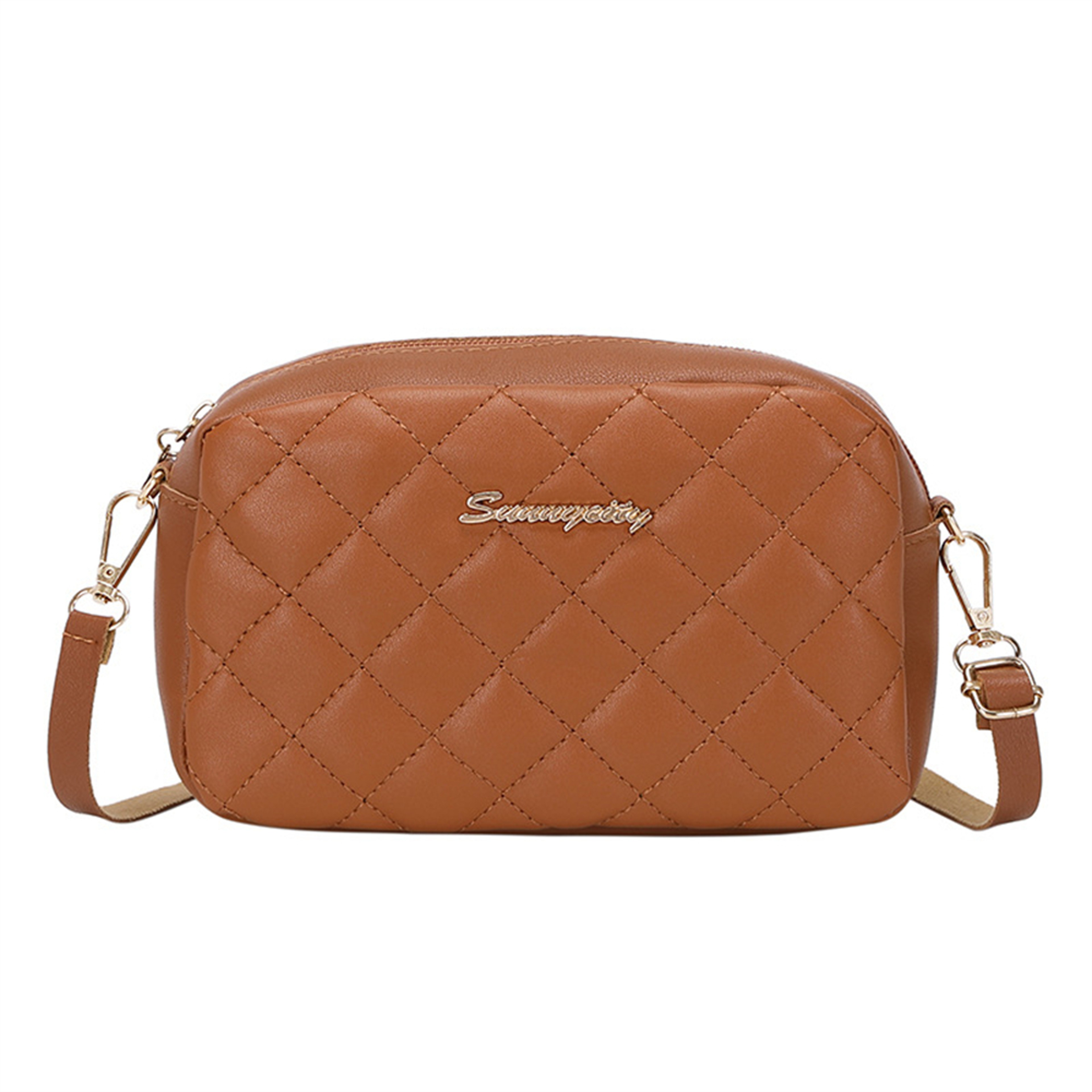 Small Messenger Bag For Women With Trendy Lingge Embroidery Fashionable Chain Shoulder  Crossbody B 4