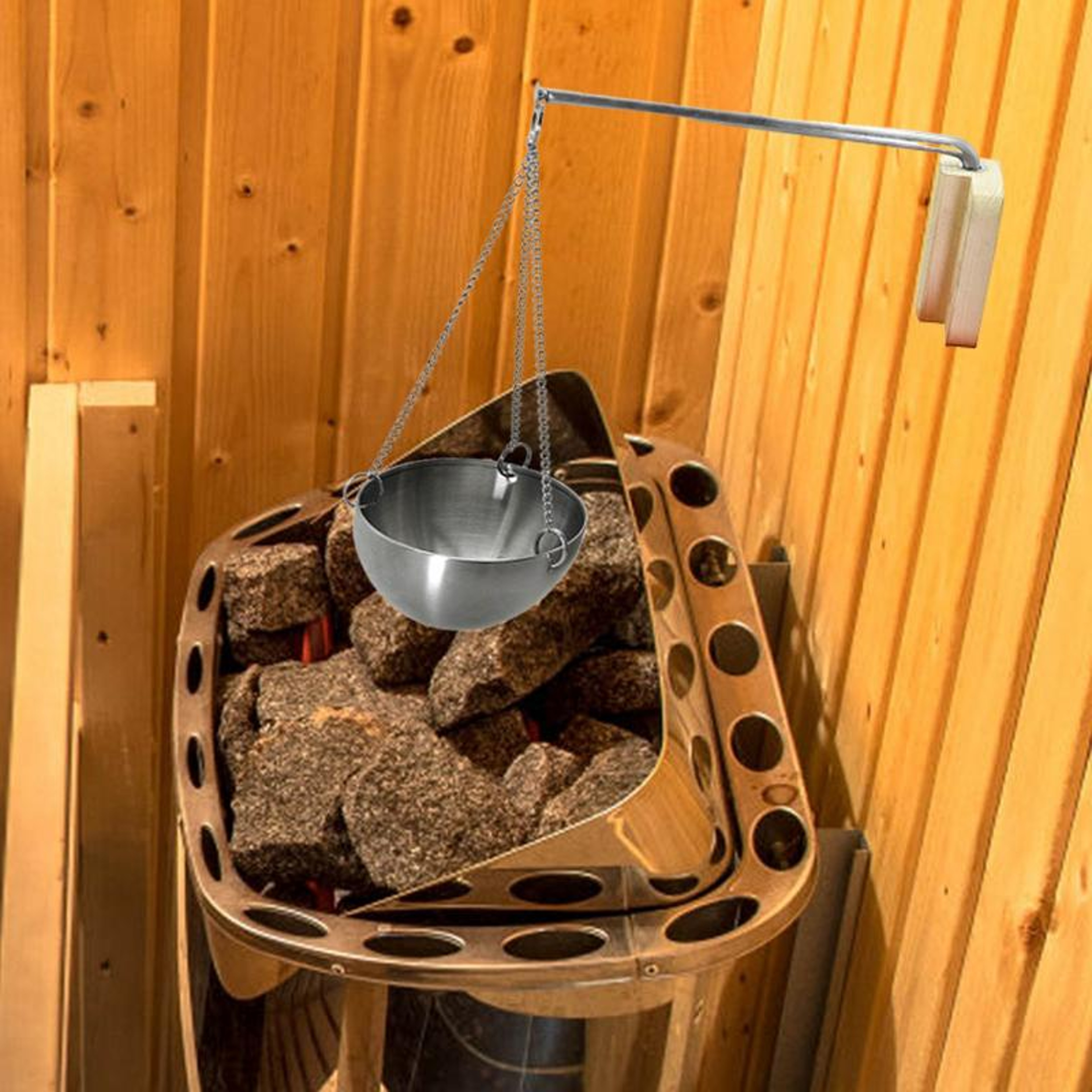 Sauna Aromatherapy Oil Diffuser Bowl, Essential Oil Fragrance Holder for Sauna & Spa – view 4
