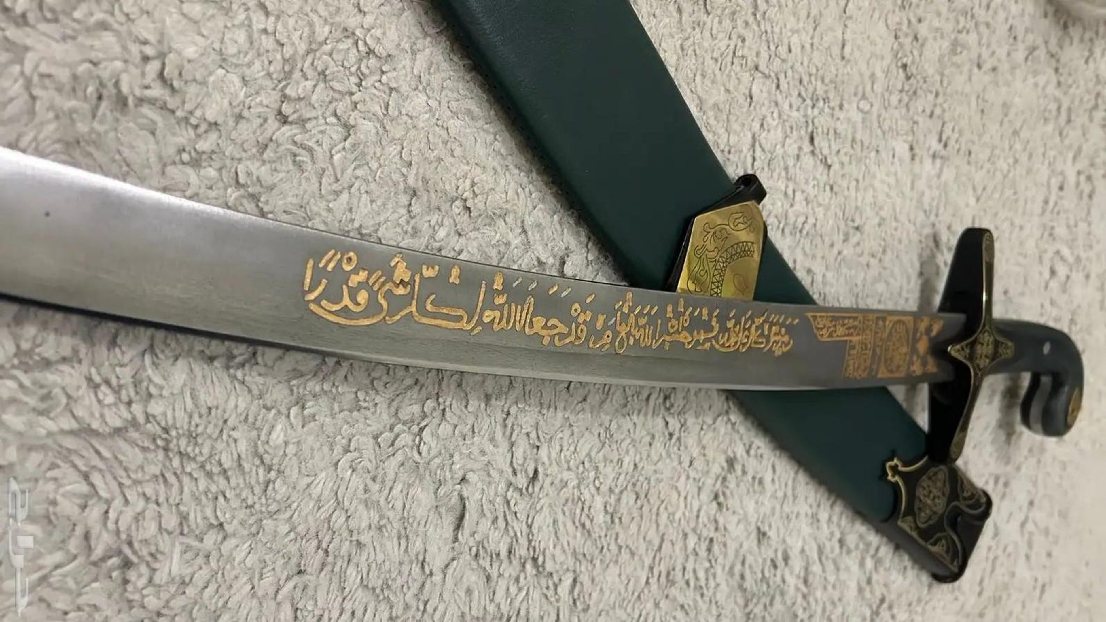 Handmade Islamic Ottoman Style Sword Medieval Replica With Leather Sheath Gift For Him 4