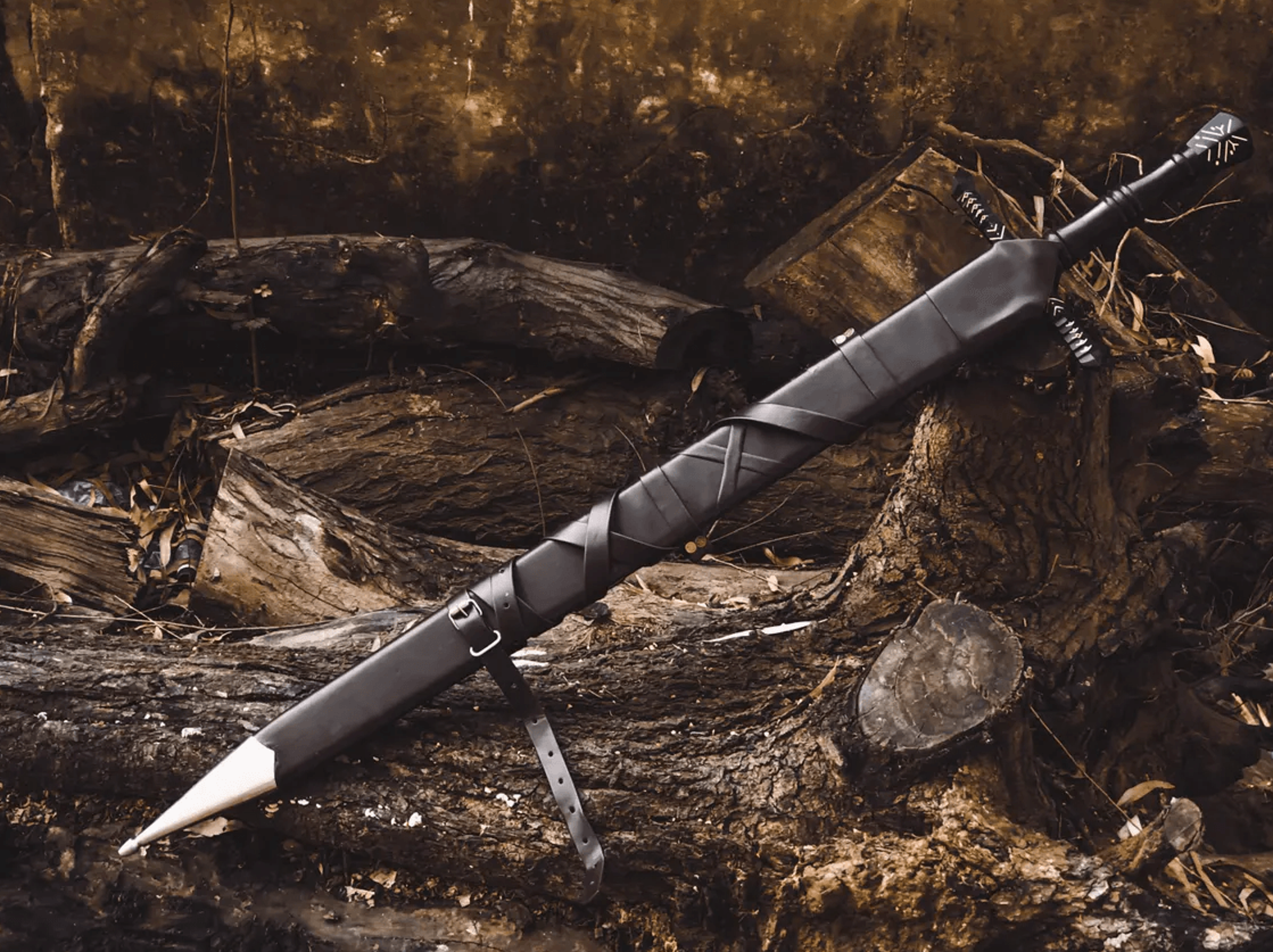 Geralt Of Rivia Witcher Sword  Griffin Silver Engraved Blade  Gift For Men  BF GIFT 1