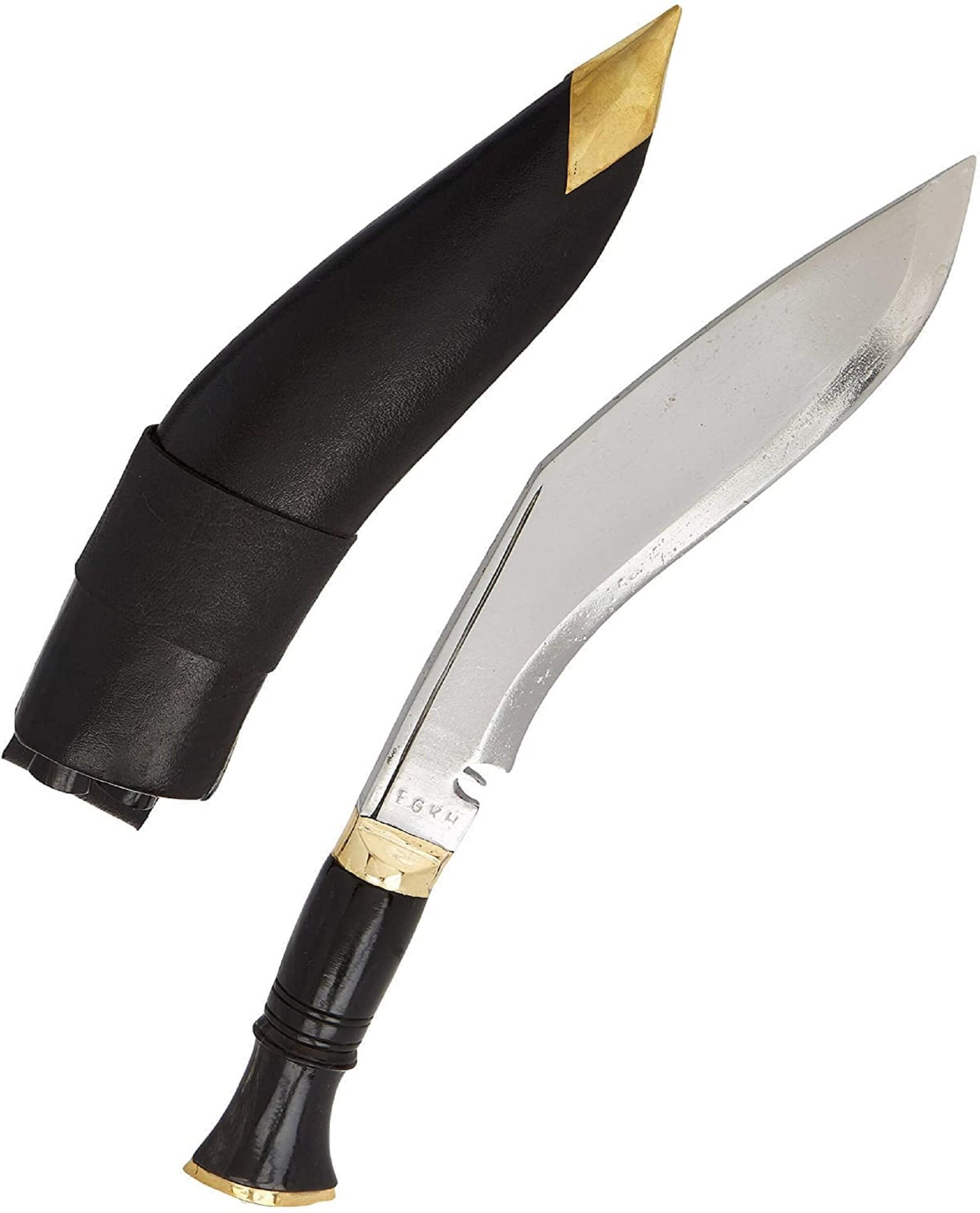 Angkhola Farmer Kukri  High Carbon Steel Blade Full Tang Construction Made In Nepal RustResis 9