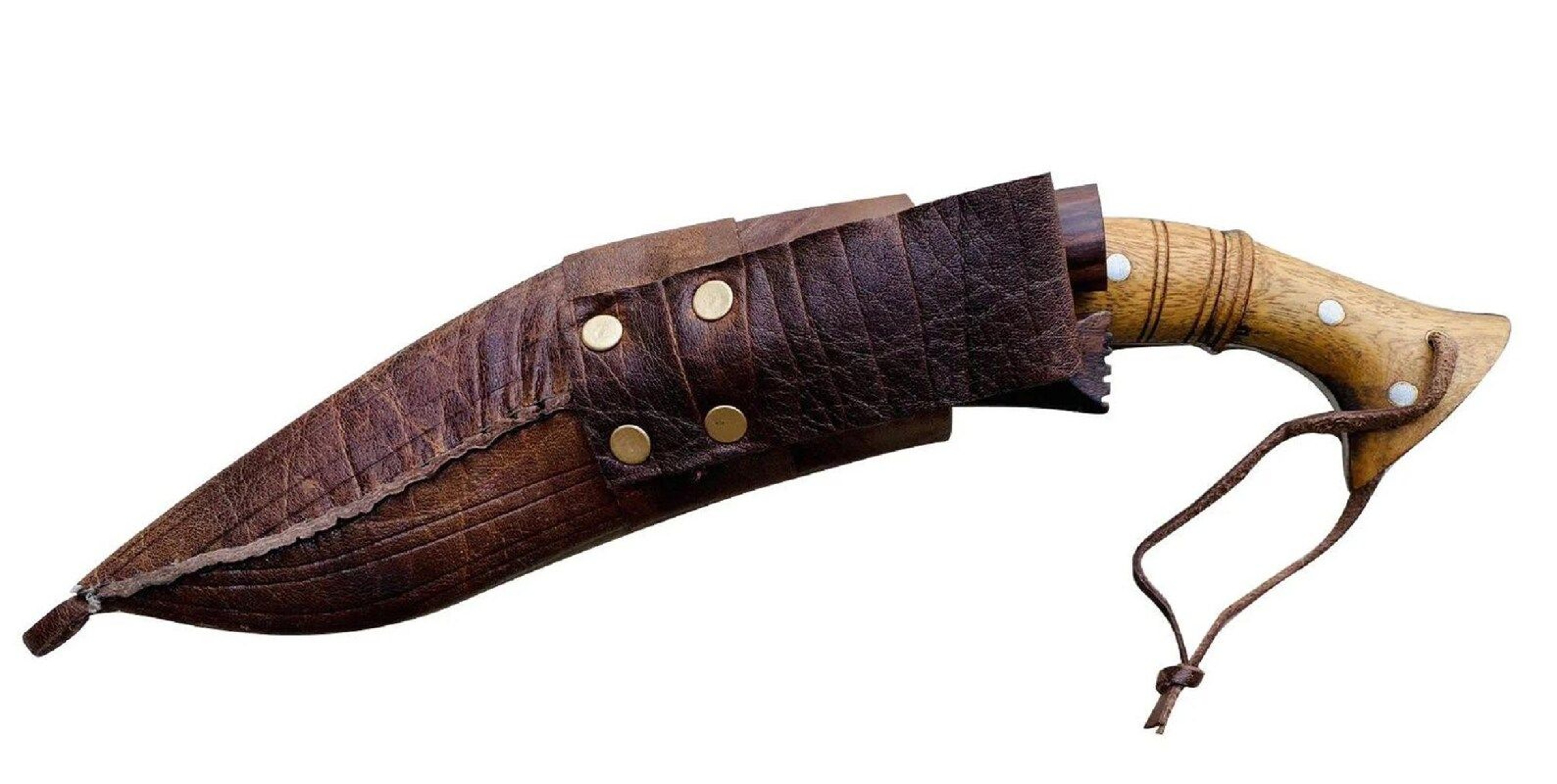 Authentic Handcrafted Hand Forged Kukri Knife With 16 Inch High Carbon Blade And Rosewood Full 4