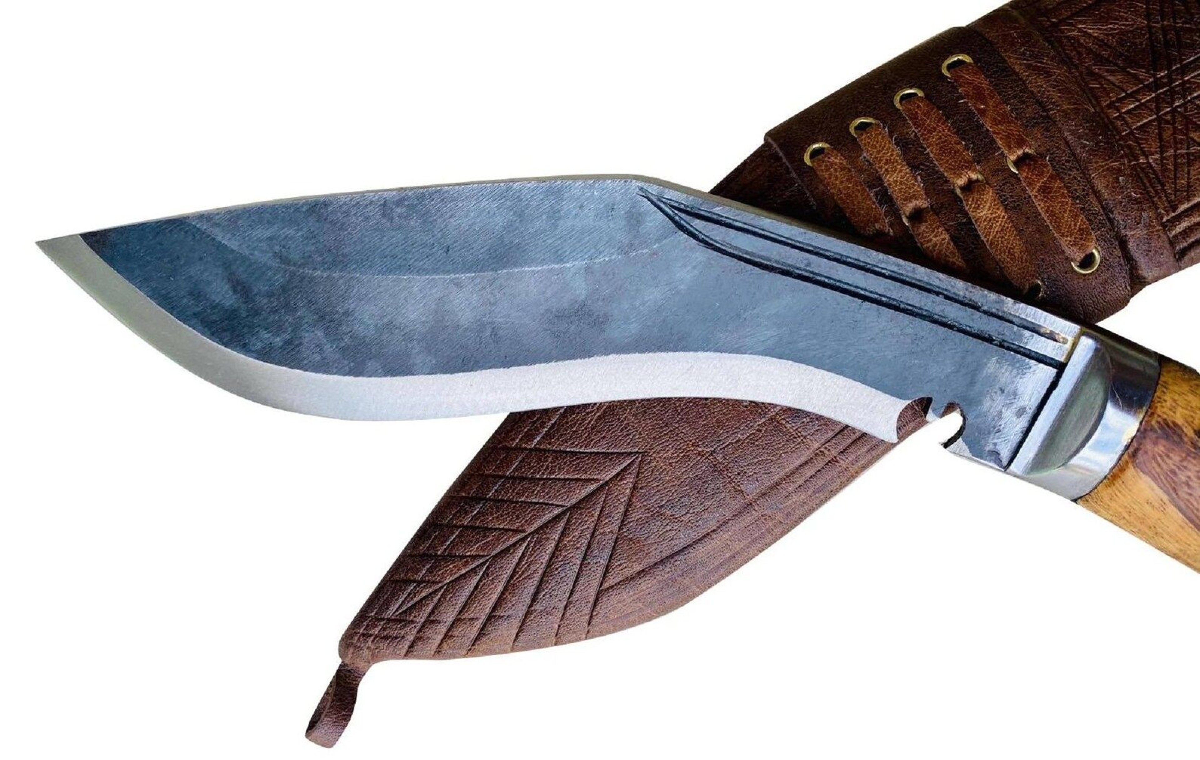 Authentic Handcrafted Hand Forged Kukri Knife With 16 Inch High Carbon Blade And Rosewood Full 7