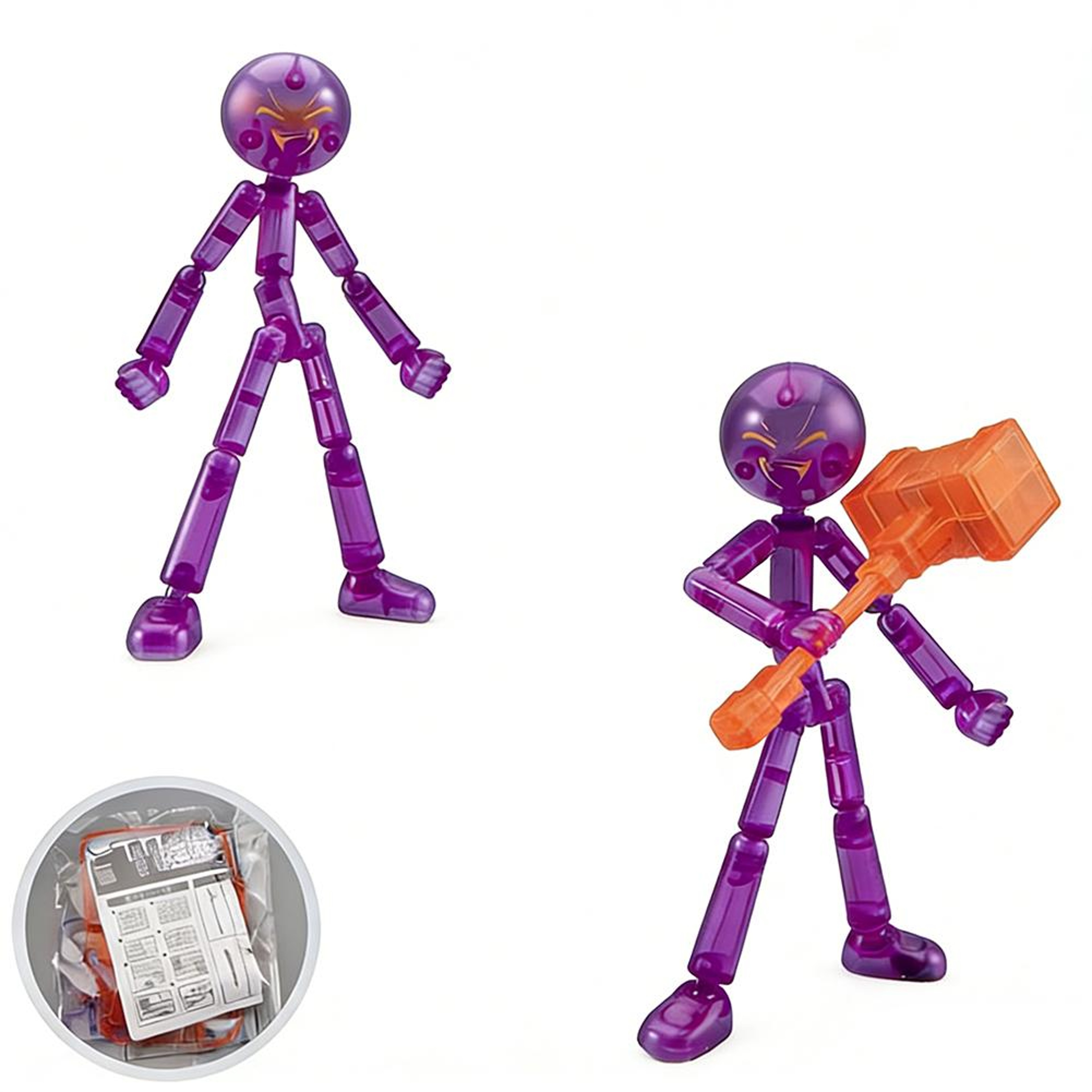PoseFlex Posable Action Figure Stickman Toy Articulated Robot Mannequin for Creative Play & Display – view 8