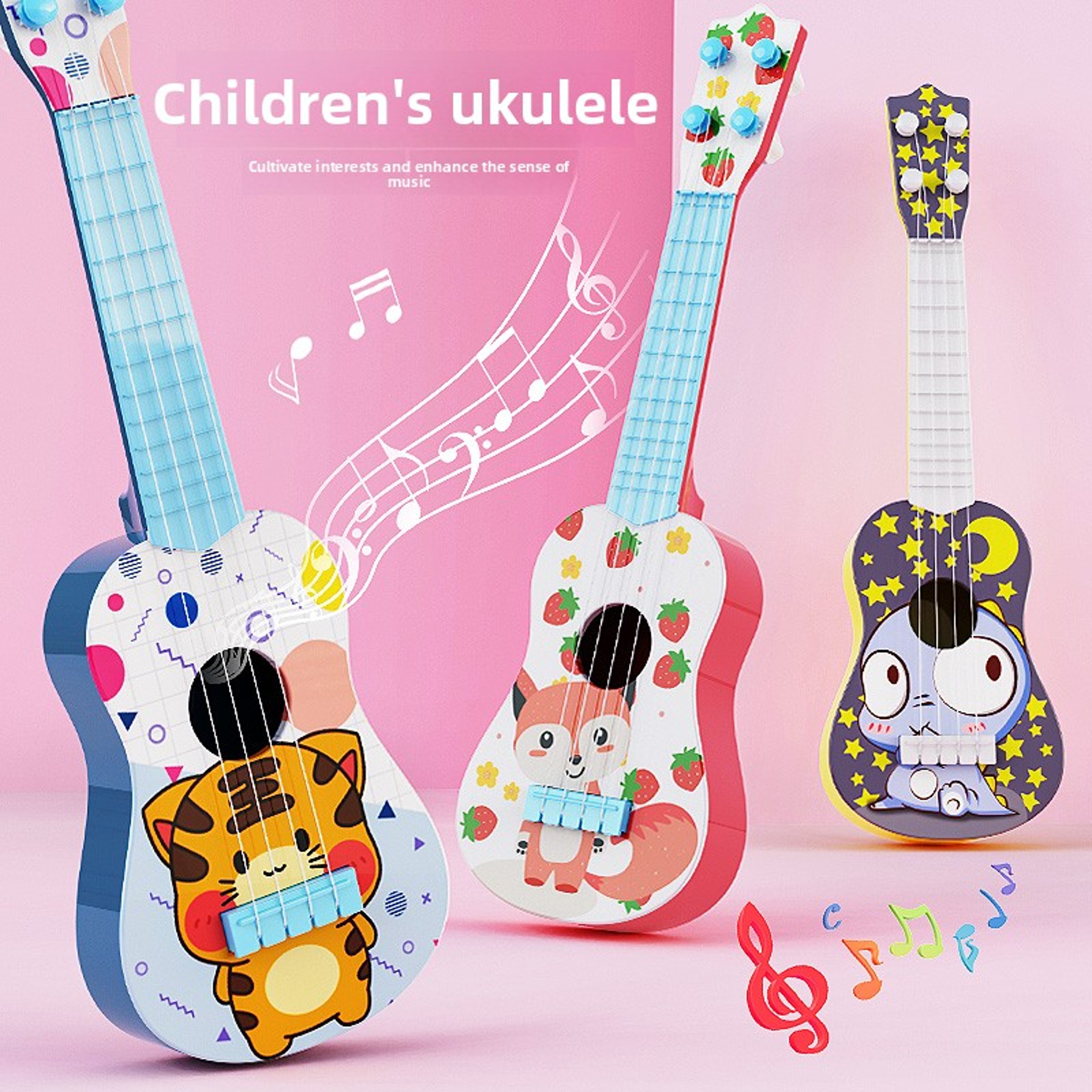 Kids Guitar Toy Musical Mini Guitar for Kids with Music Interactive Learning Instrument – view 1