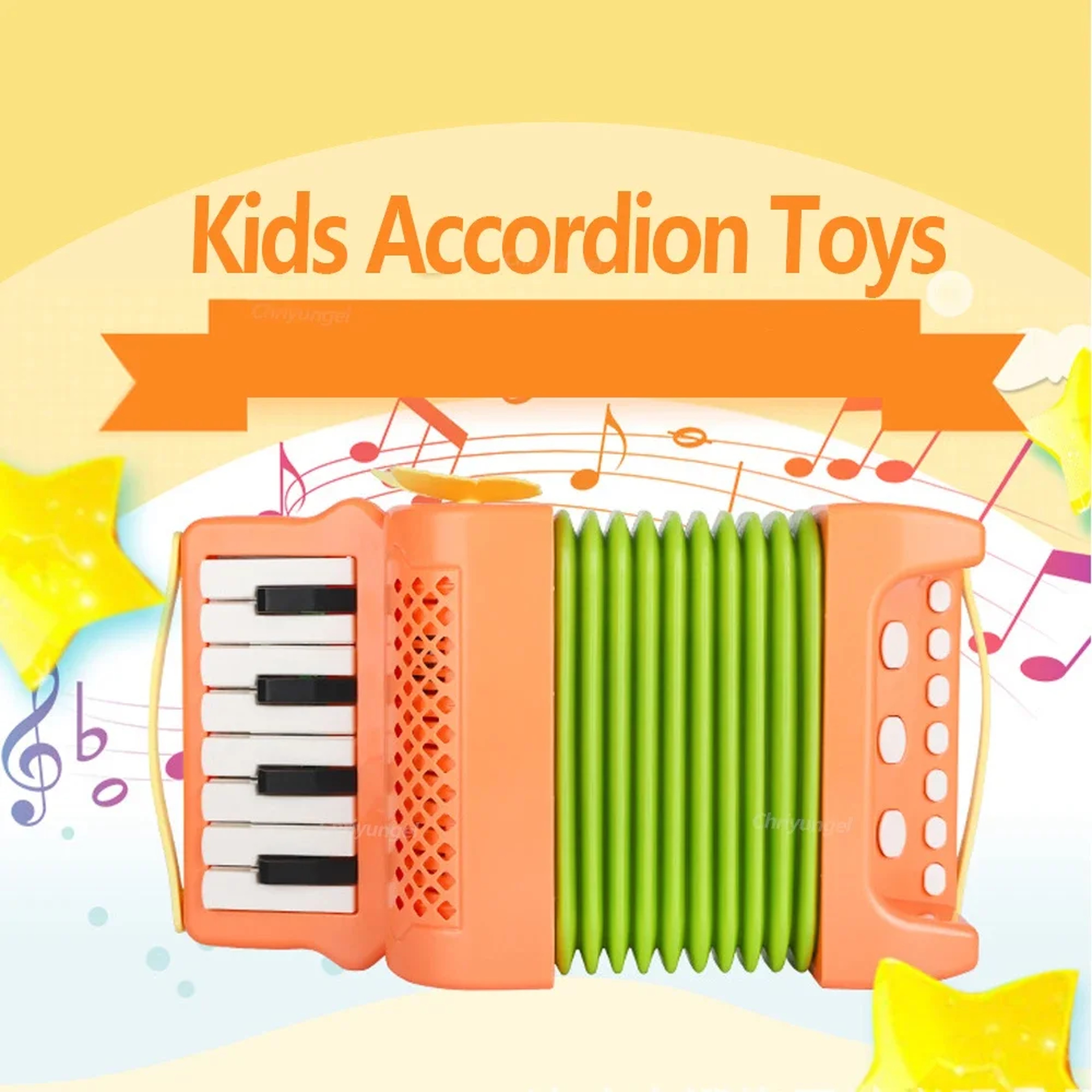 Kids Accordion Toy Musical Instrument for Toddlers Educational Music Learning Gift – view 3